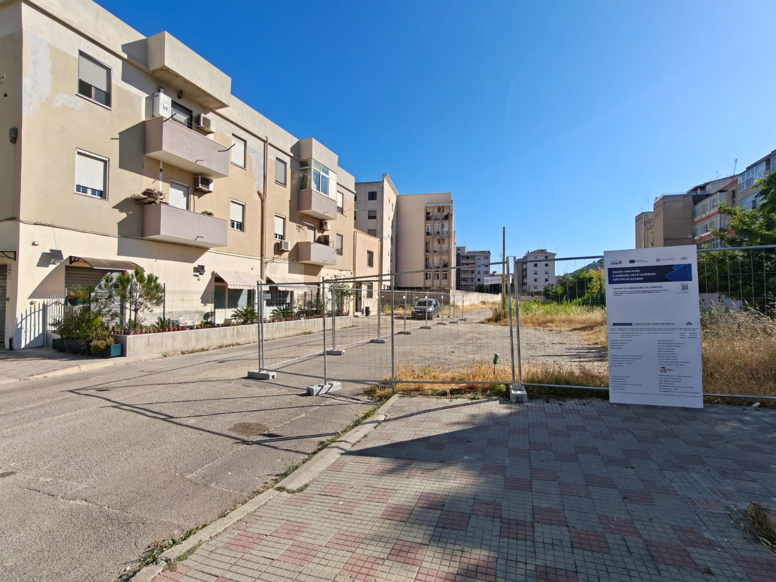Lavori in Via Campaeda