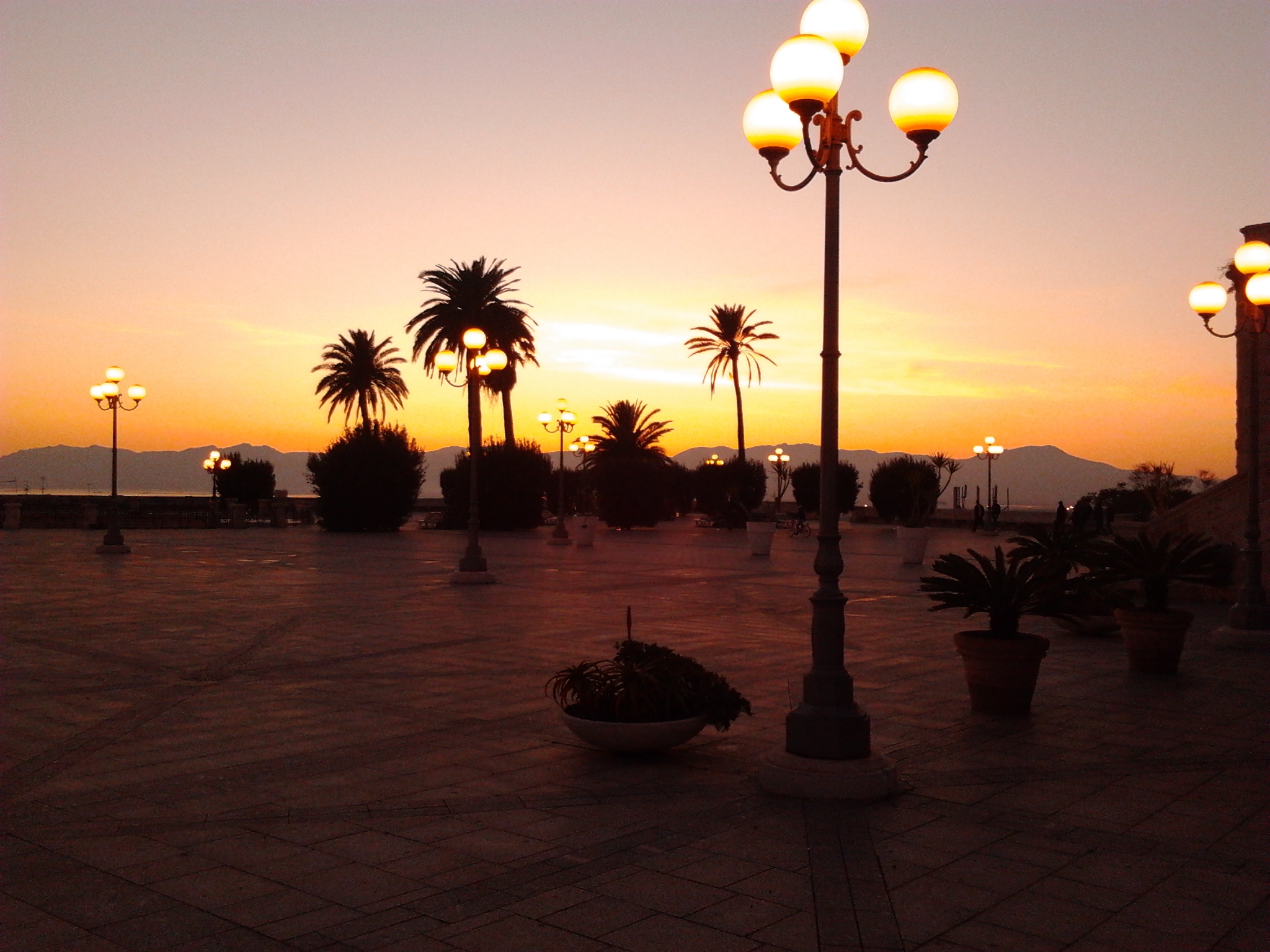 Cagliari - terrazza del Bastione Saint Remy (archivio)