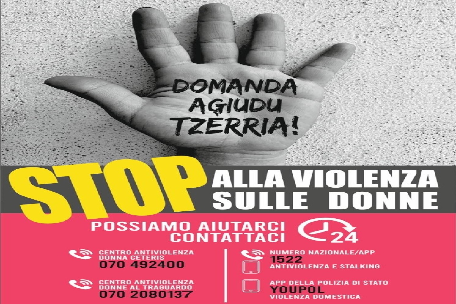 Domanda agiudu. Tzerria!