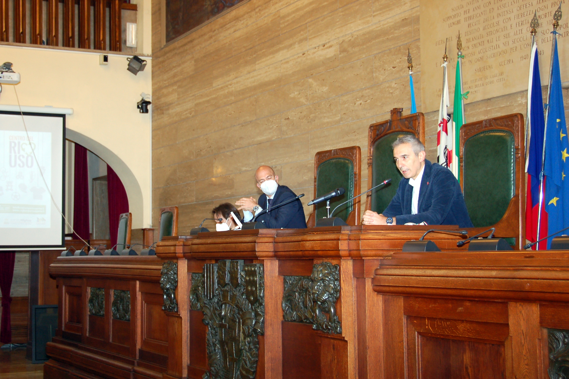 L'assessore Alessandro Guarracino presenta il Centro del Riuso
