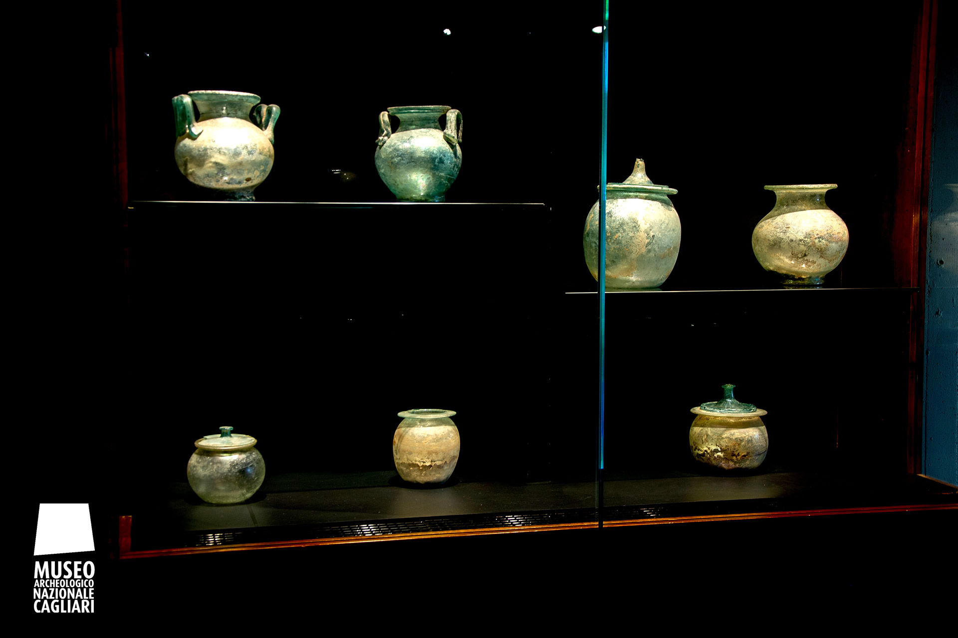 Vetri di età romana - Museo Archeologico di Cagliari