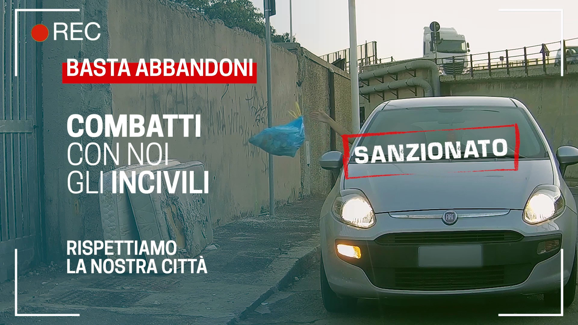 Segnala chi abbandona: campagna contro l'abbandono irregolare dei rifiuti