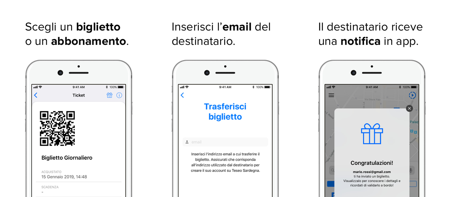 BusFinder: nuova funzionalità trasferisci biglietto
