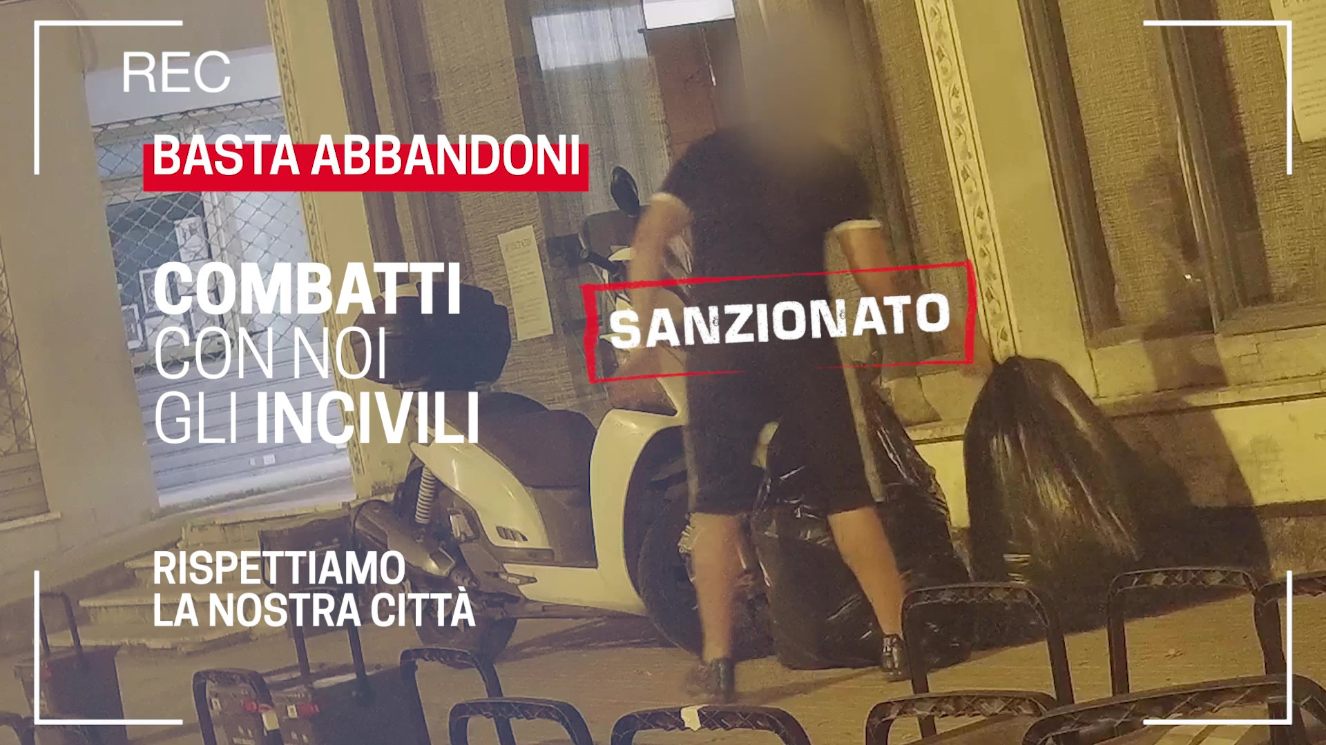 Basta abbandoni. Segnala chi abbandona