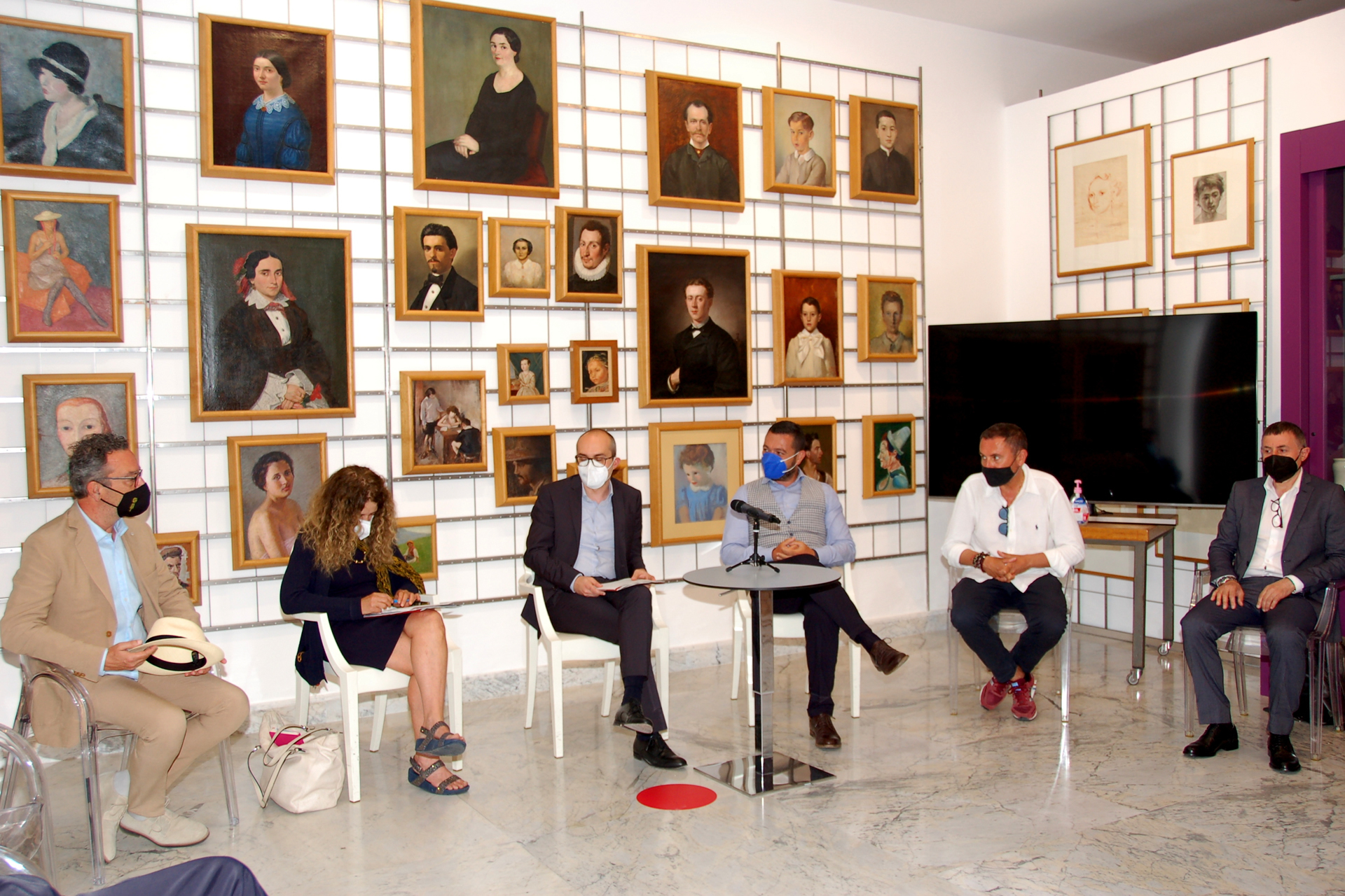 La presentazione della Mostra Ubaldo Badas pittore I pennelli di Eupalinos