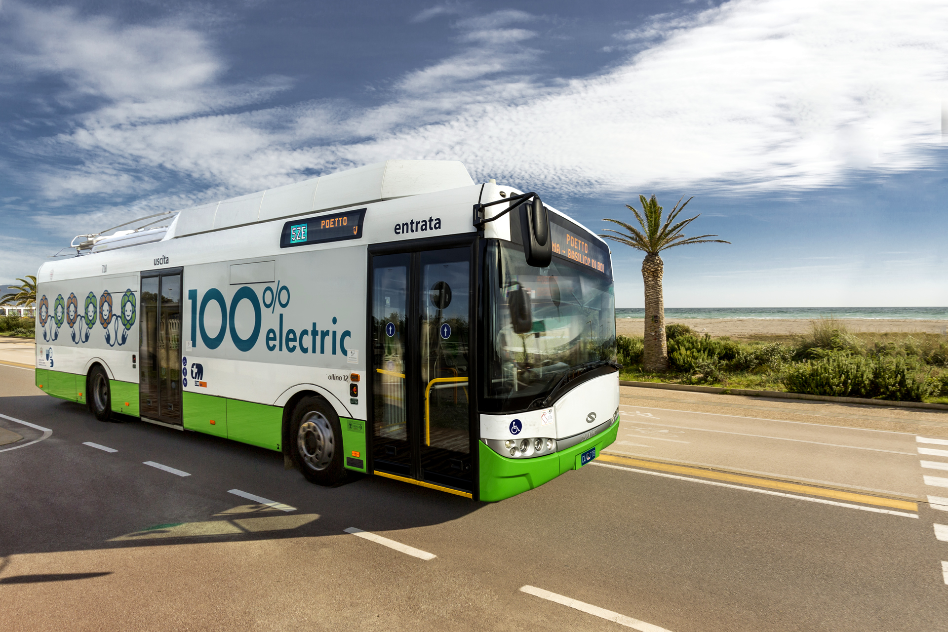 Bus Ctm - Filobus Zeeus Linea 5ZE Poetto