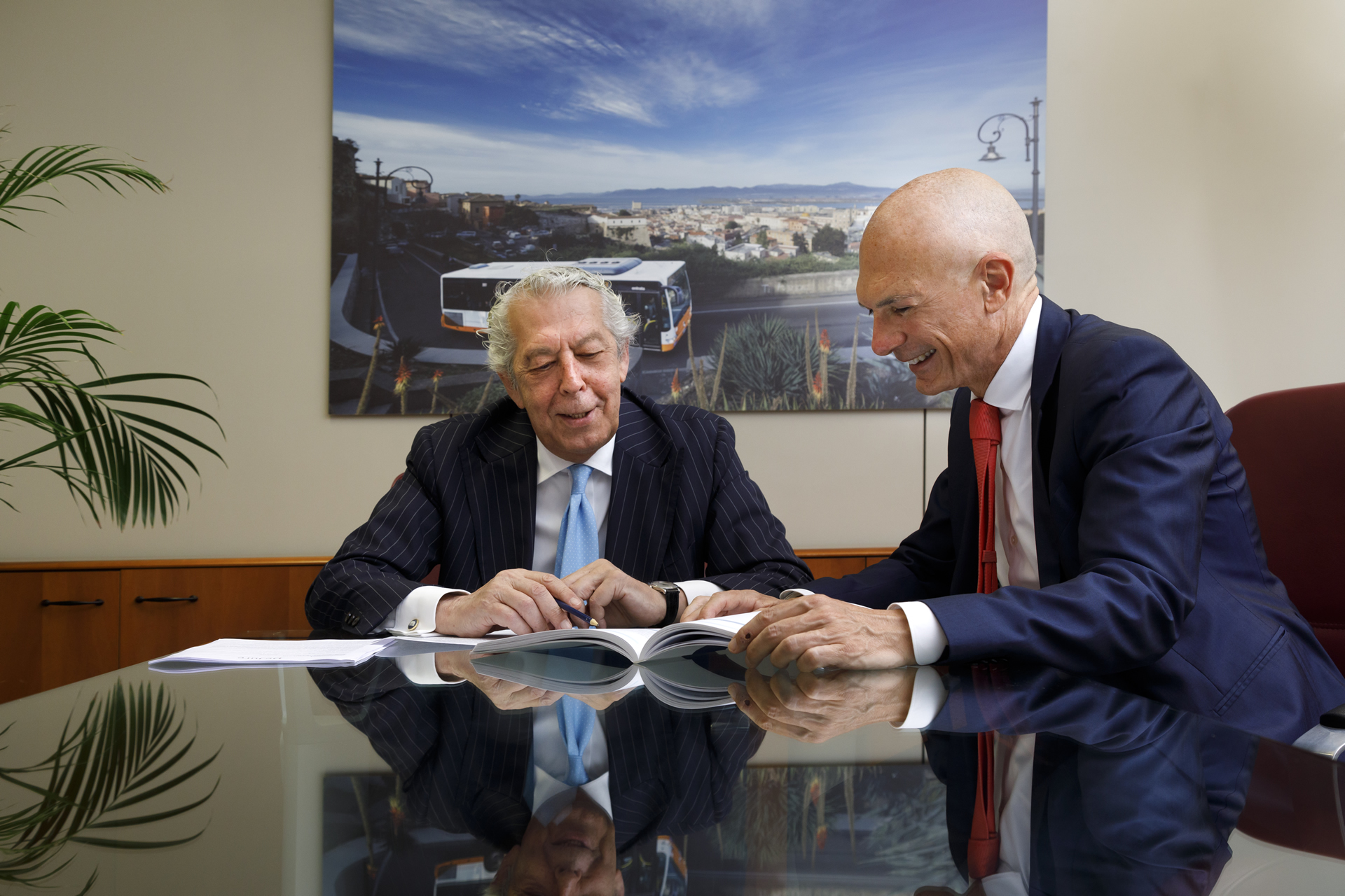 Da sinistra: Roberto Porrà e Bruno Useli