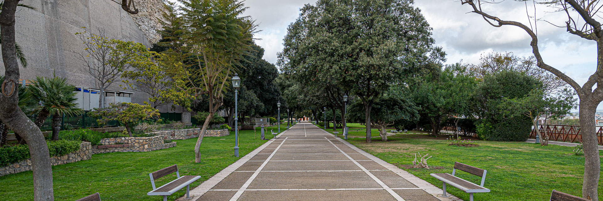 I Giardini Pubblici visti dall'ingresso principale.
