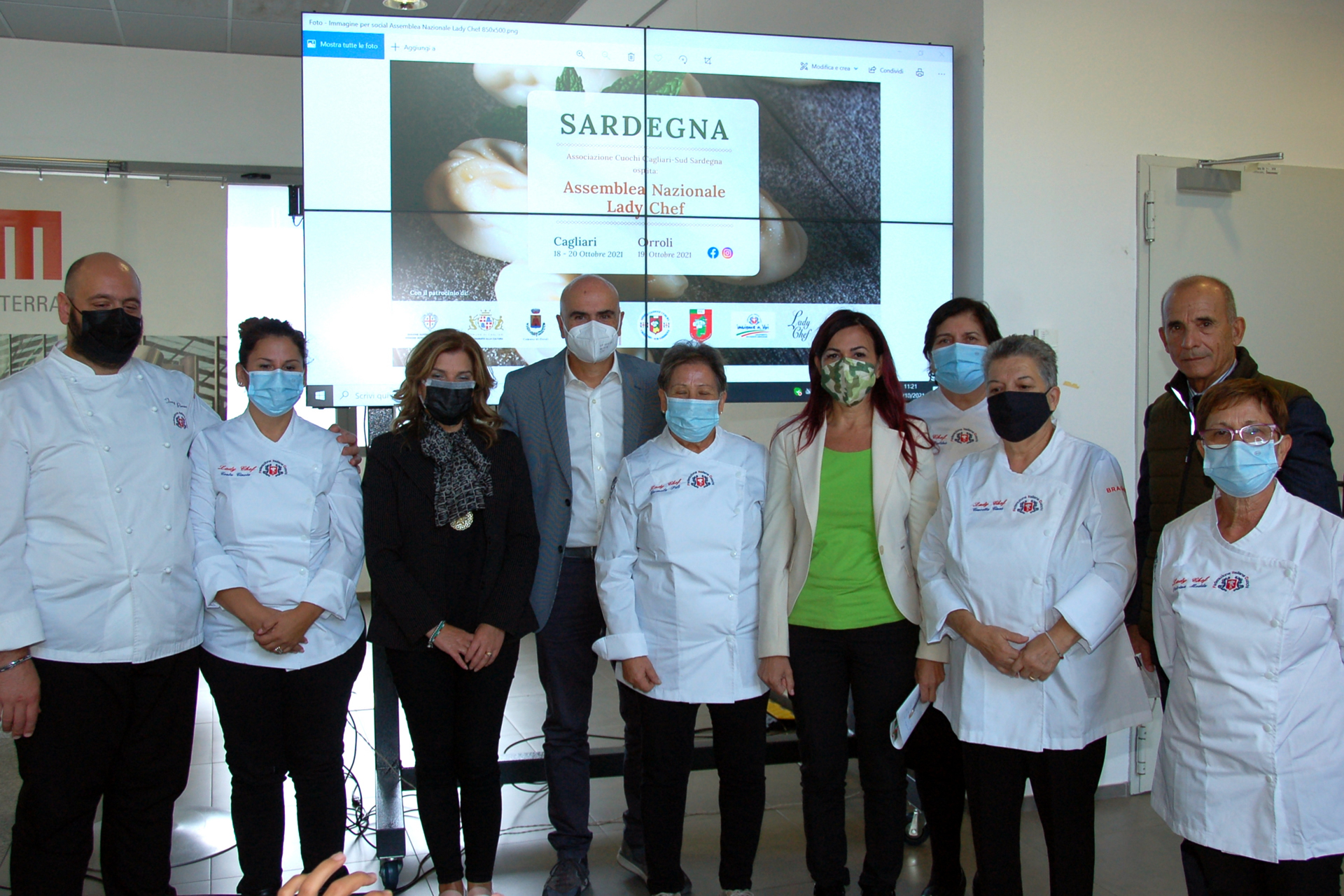 Assessori Picciau, Sorgia e Mereu per assemblea nazionale Lady Chef