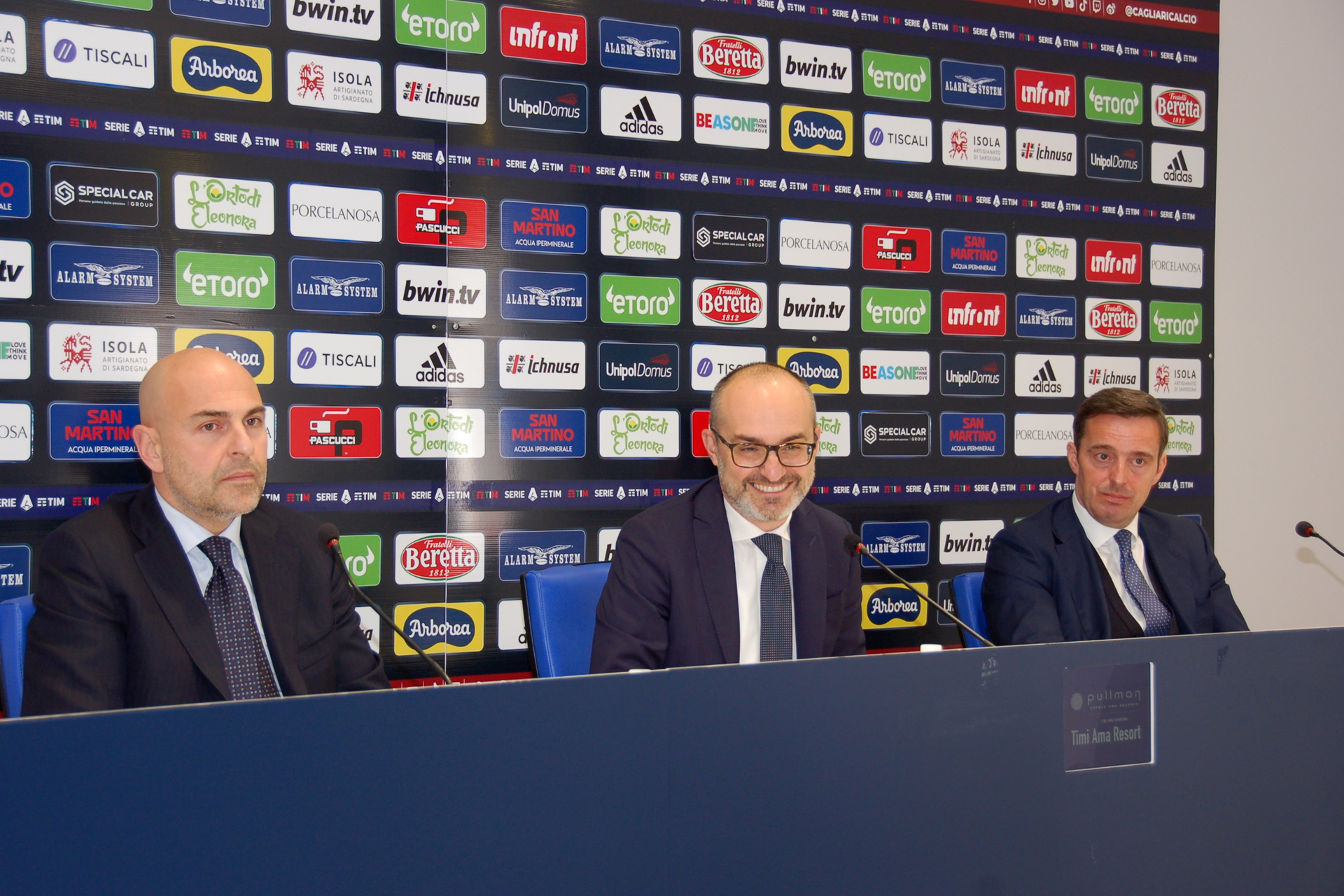 Tommaso Giulini, Paolo Truzzu e Francesco Percassi
