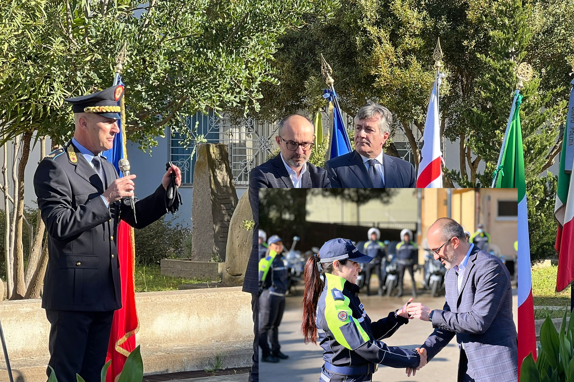 Truzzu, Tocco e Calzia - nuova agente Polizia Locale