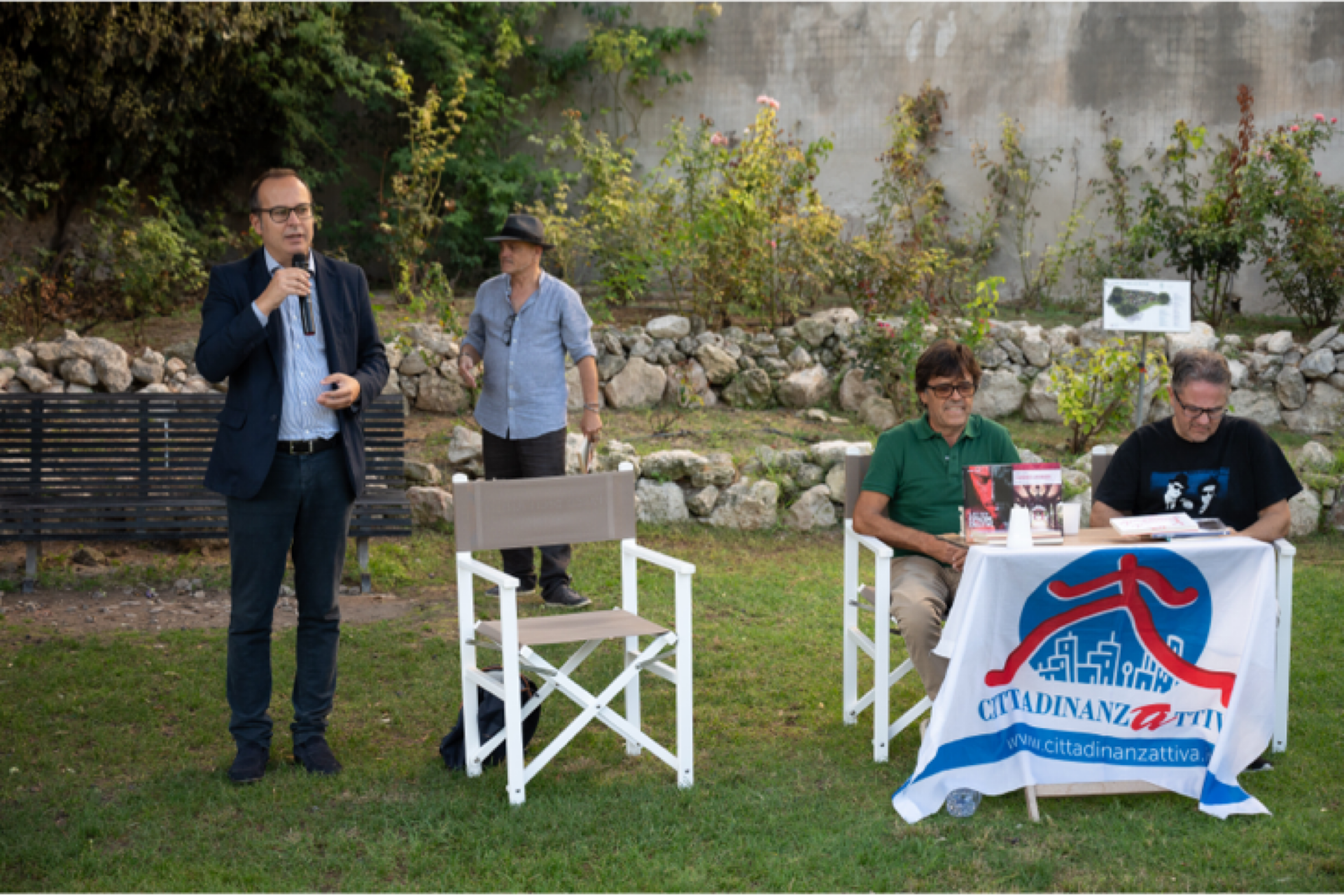 Un precedente appuntamento di “Racconti nel parco”