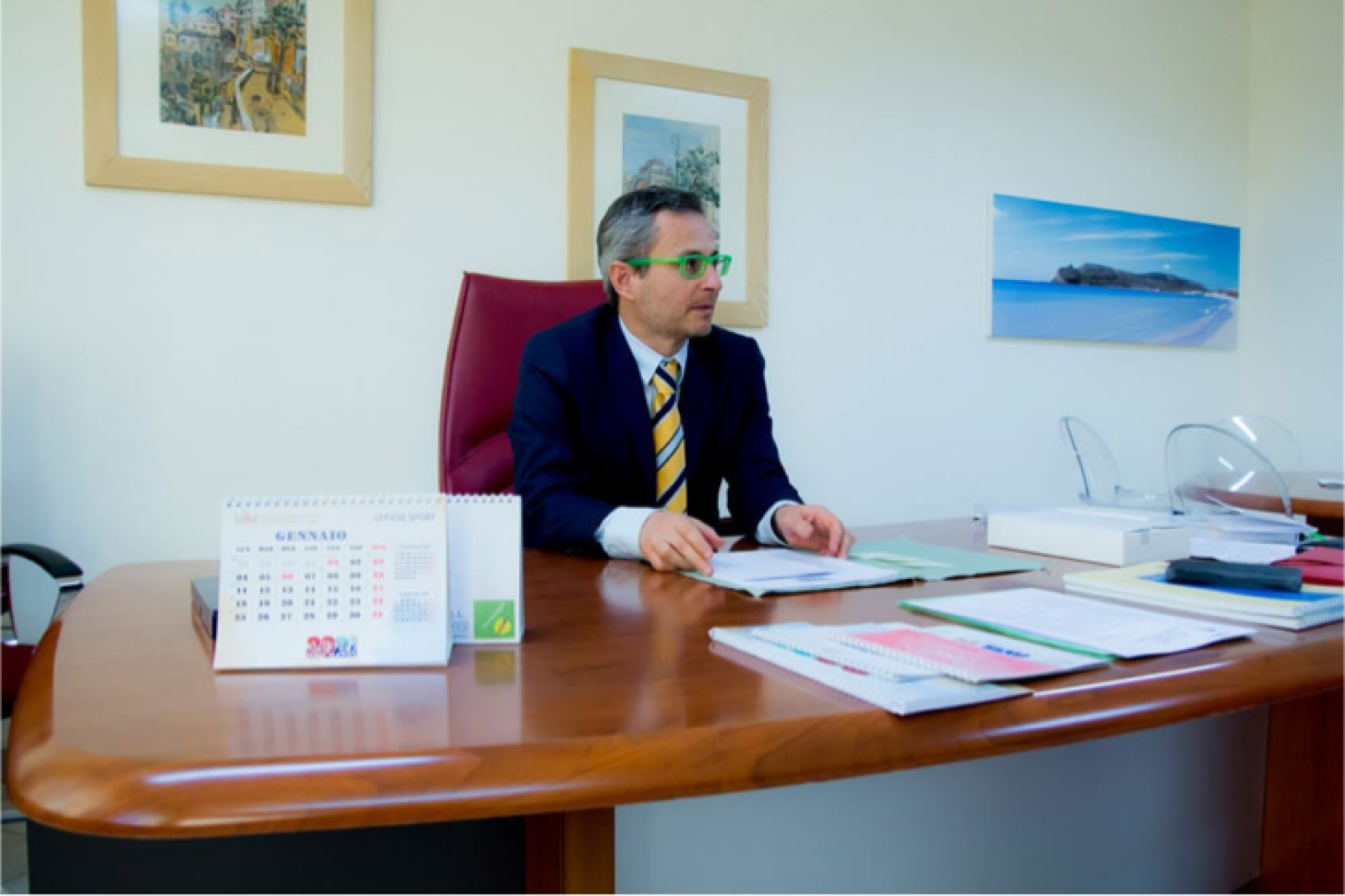 L’Assessore Carlo Tack al lavoro