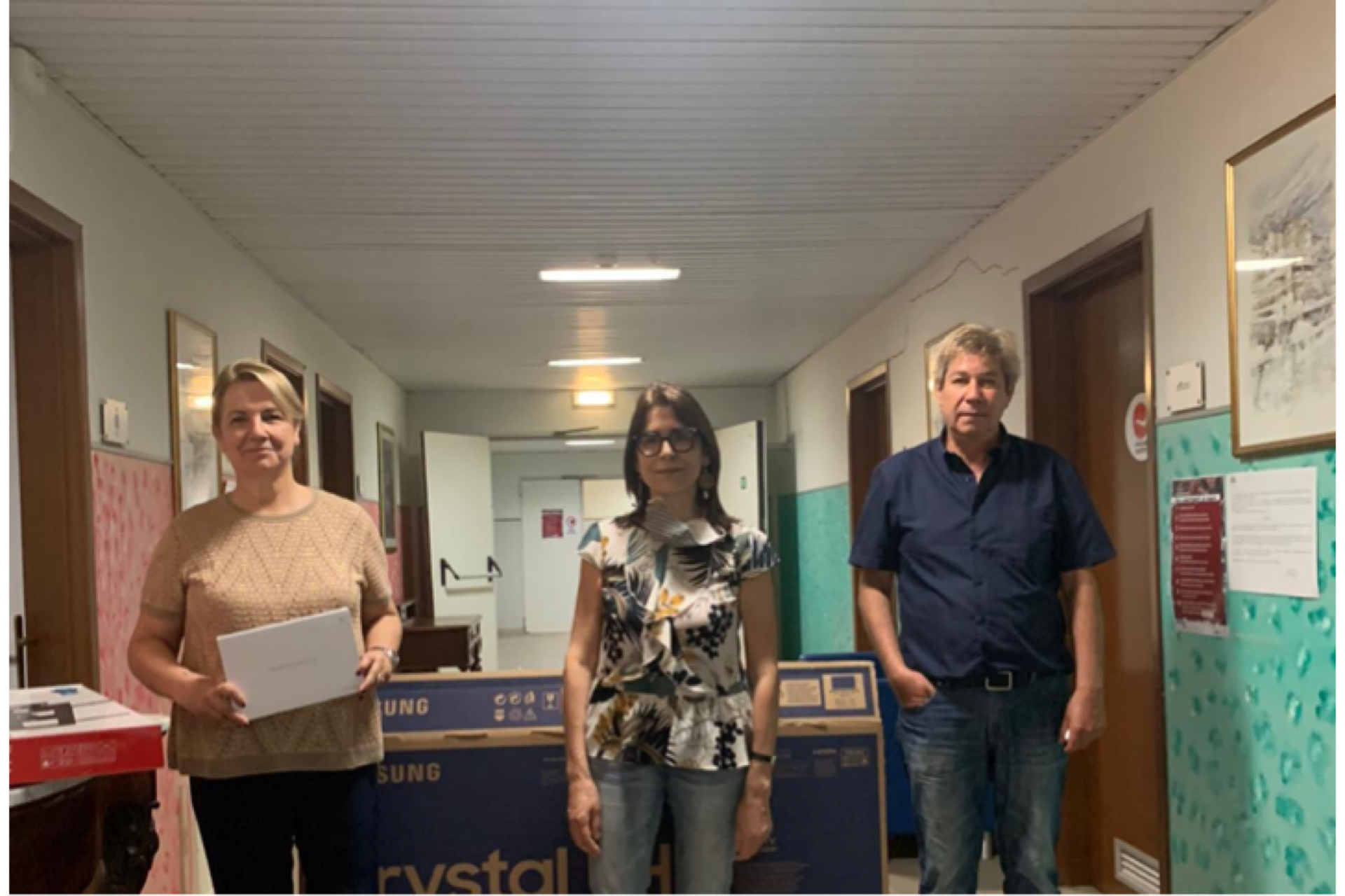 Viviana Lantini, Donatella Masala e Ignazio Leo