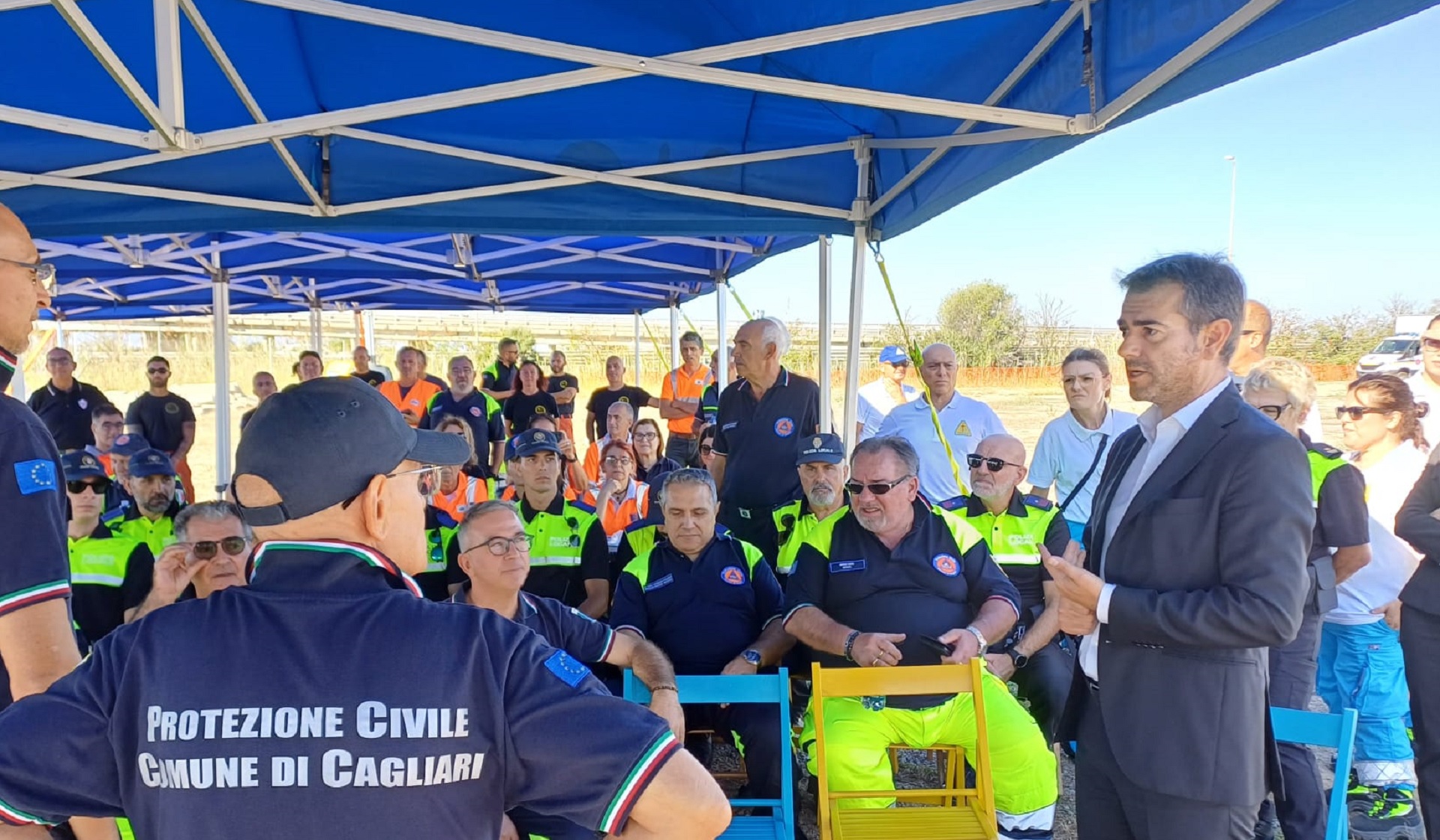 Esercitazione Colonna Mobile della Protezione civile