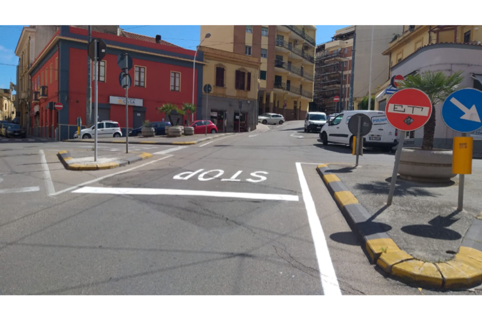 La zona interessata dalle modifiche