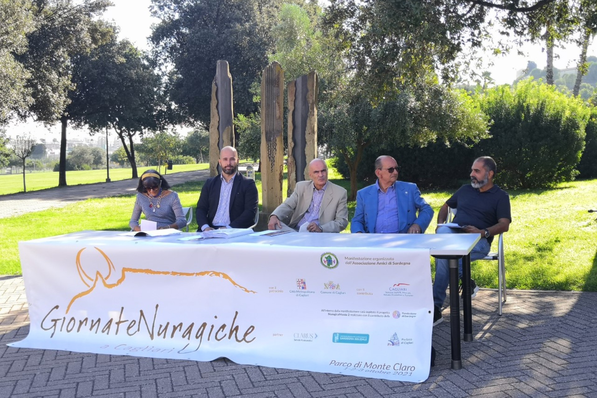 Alessandro Sorgia alla presentazione delle Giornate Nuragiche