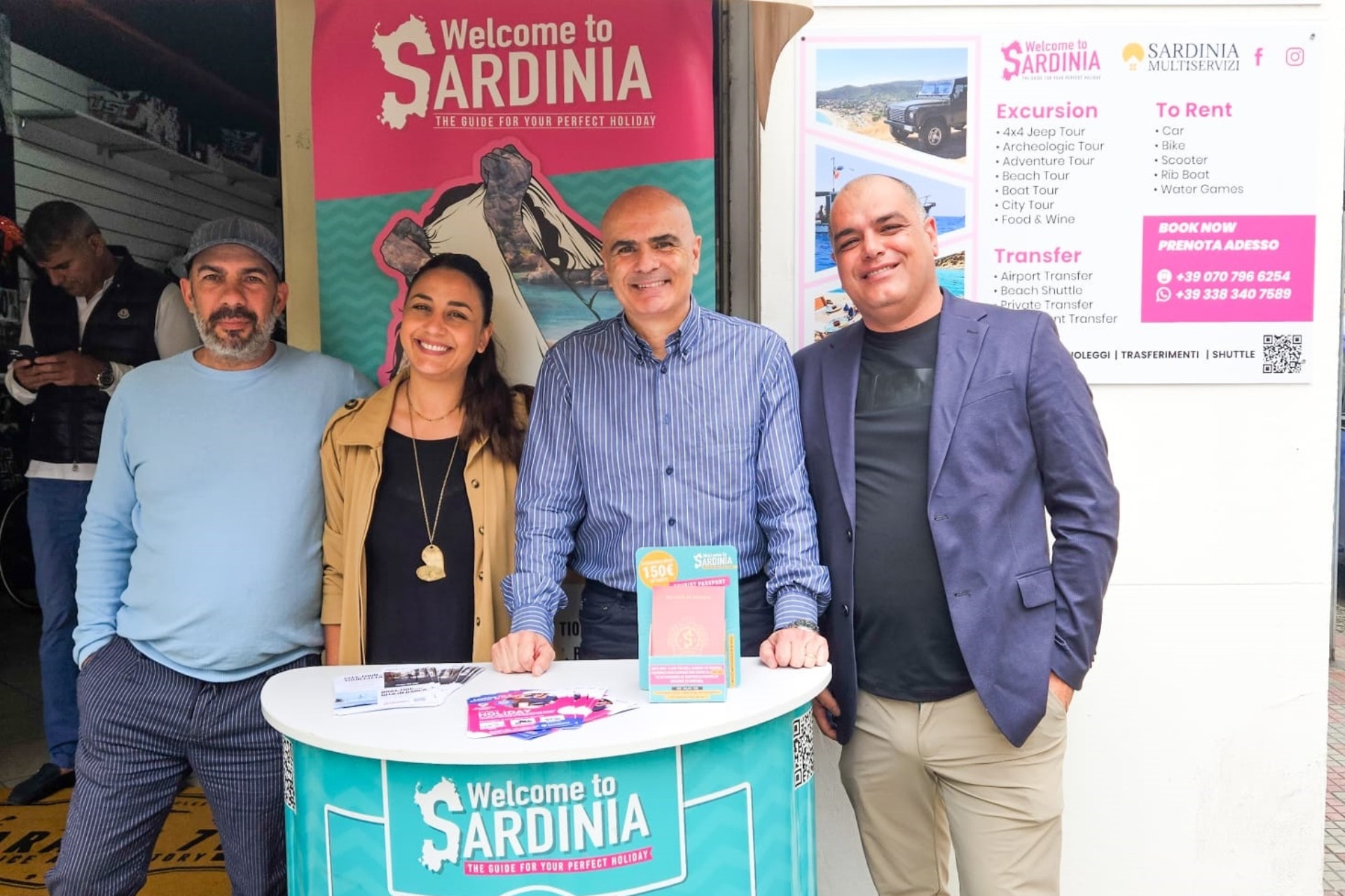 L'inaugurazione di "Welcome to Sardinia"