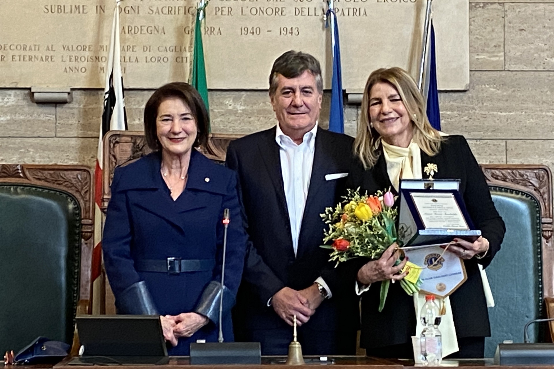 Eralda Roscia Fenu, Edoardo Tocco e Anna Maria Montaldo