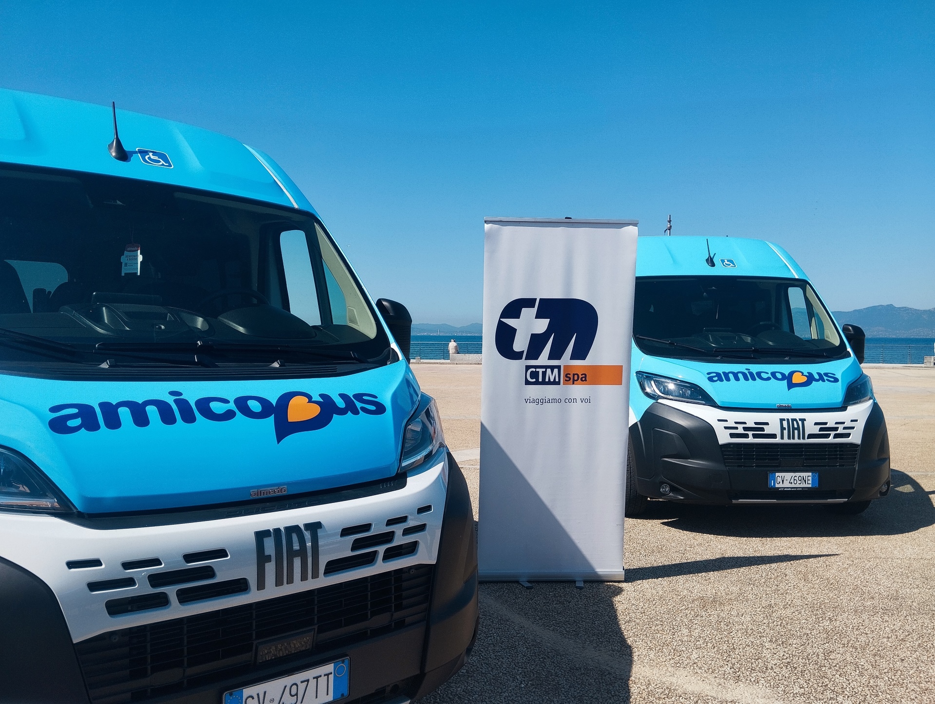 I nuovi mezzi della flotta Amicobus
