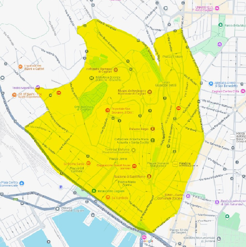 Capodanno 2026-Area interessata dalle prescrizioni