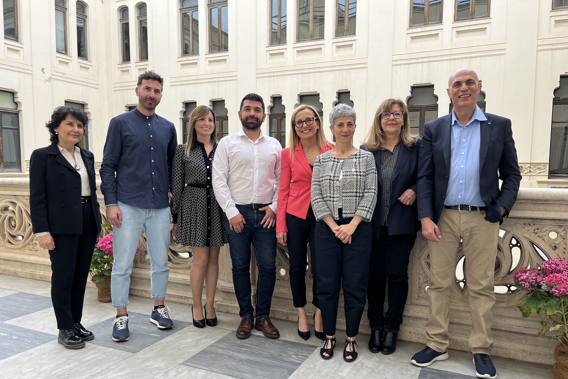 I protagonisti della conferenza stampa