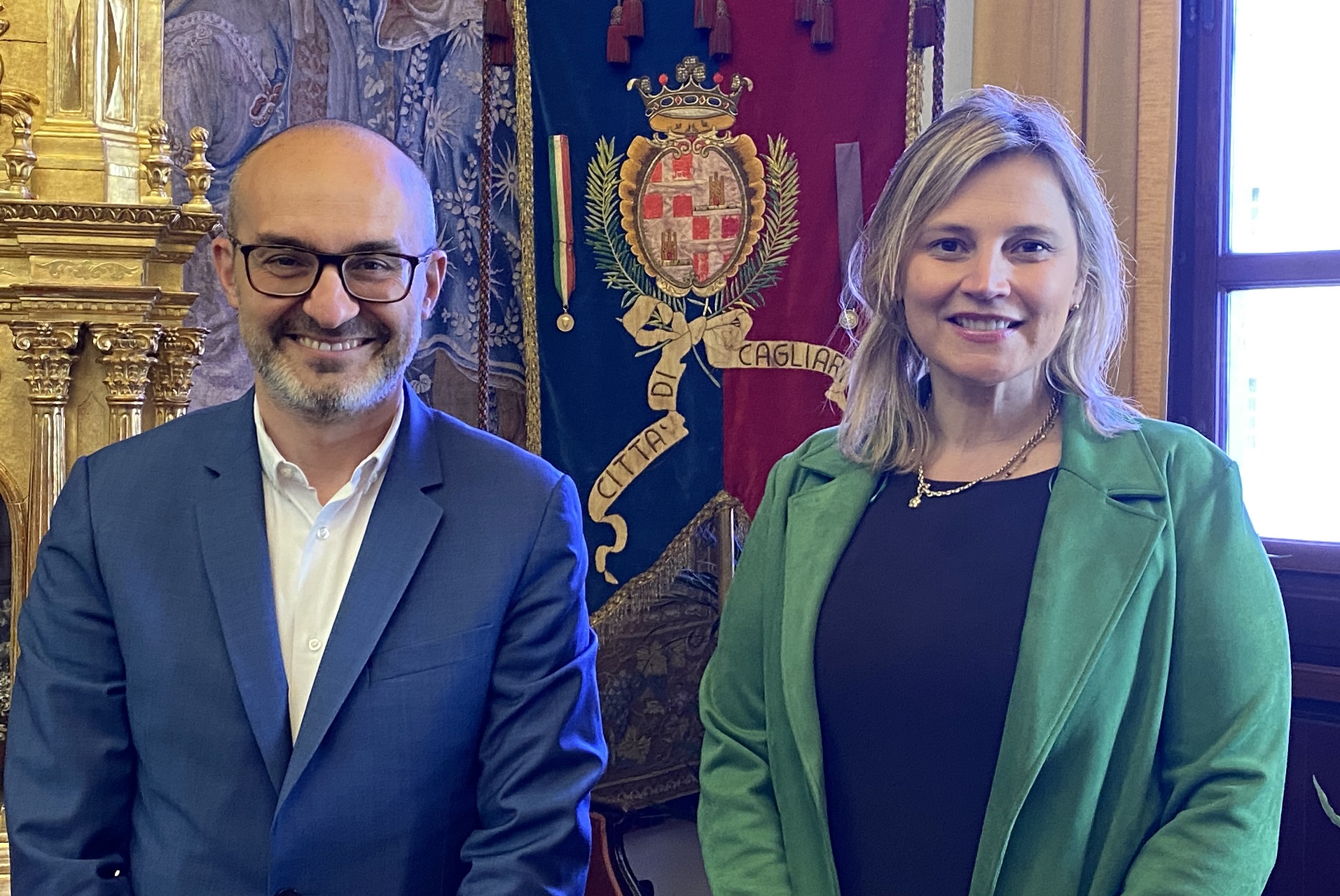 Paolo Truzzu e Ana de la Paz Tito