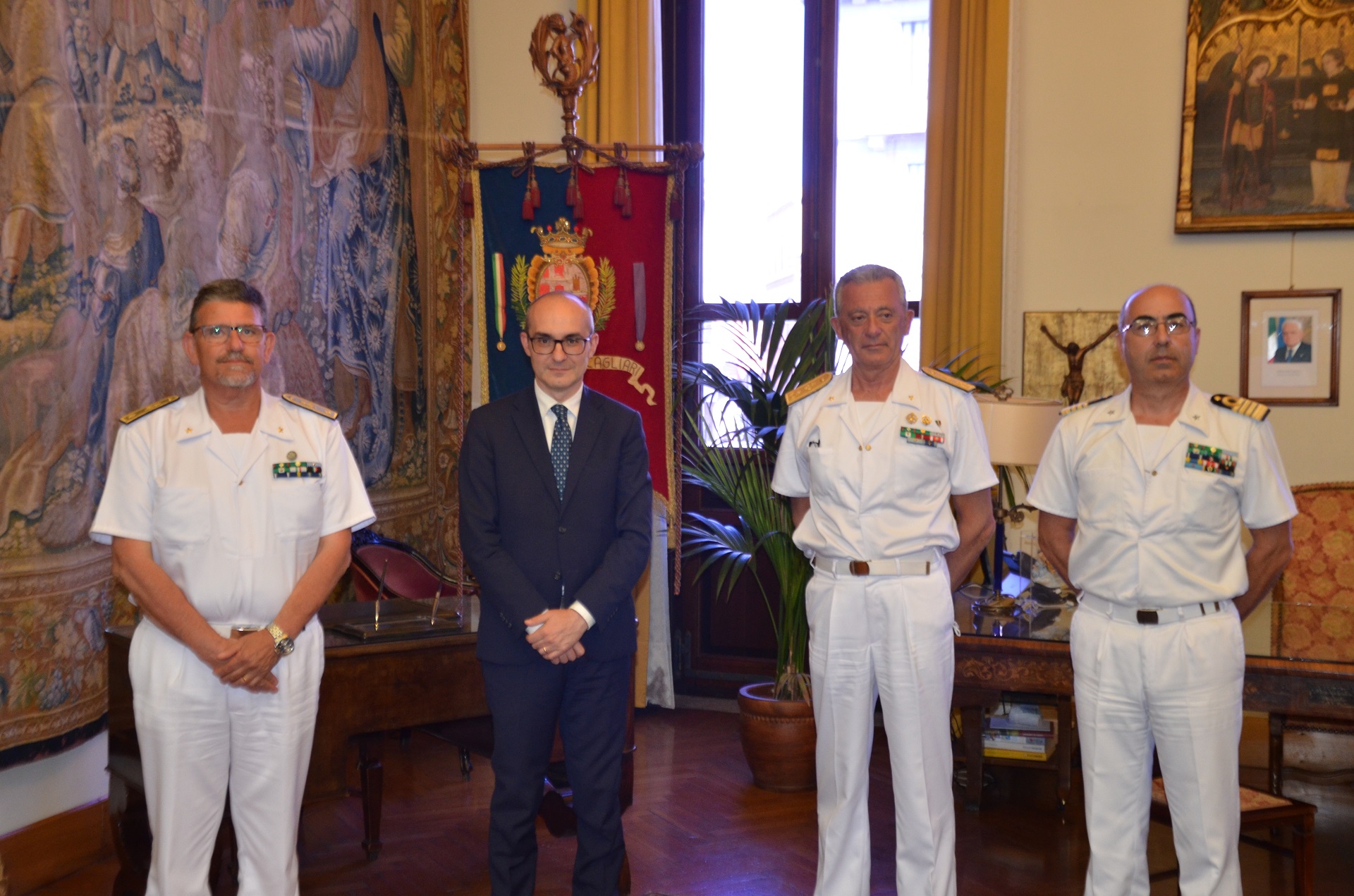 Giuseppe Minotauro, Paolo Truzzu, Giovanni Pettorino e Mario Valente
