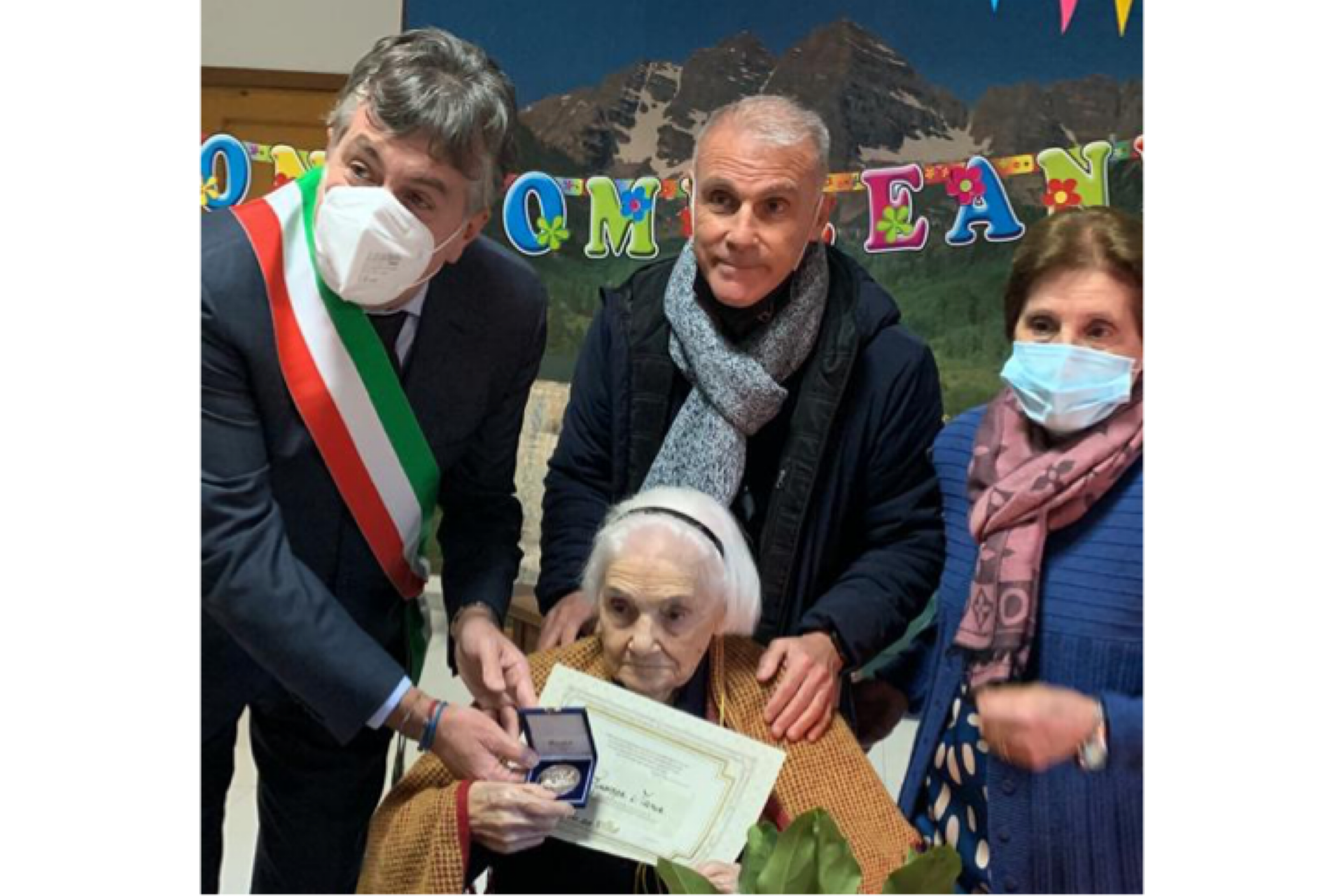 Edoardo Tocco con Giuseppa Manca