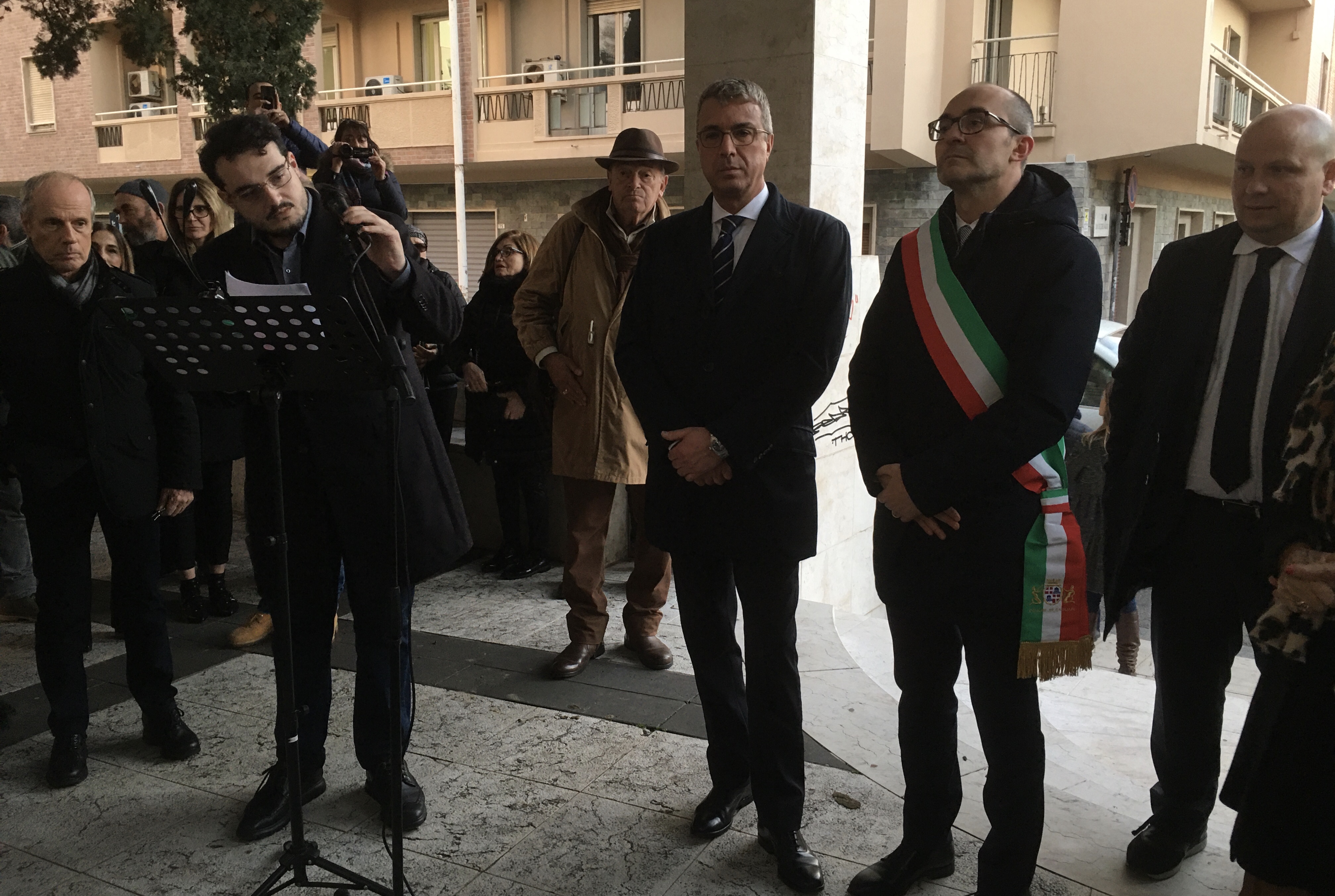 Cerimonia commemorativa al Parco Martiri delle Foibe