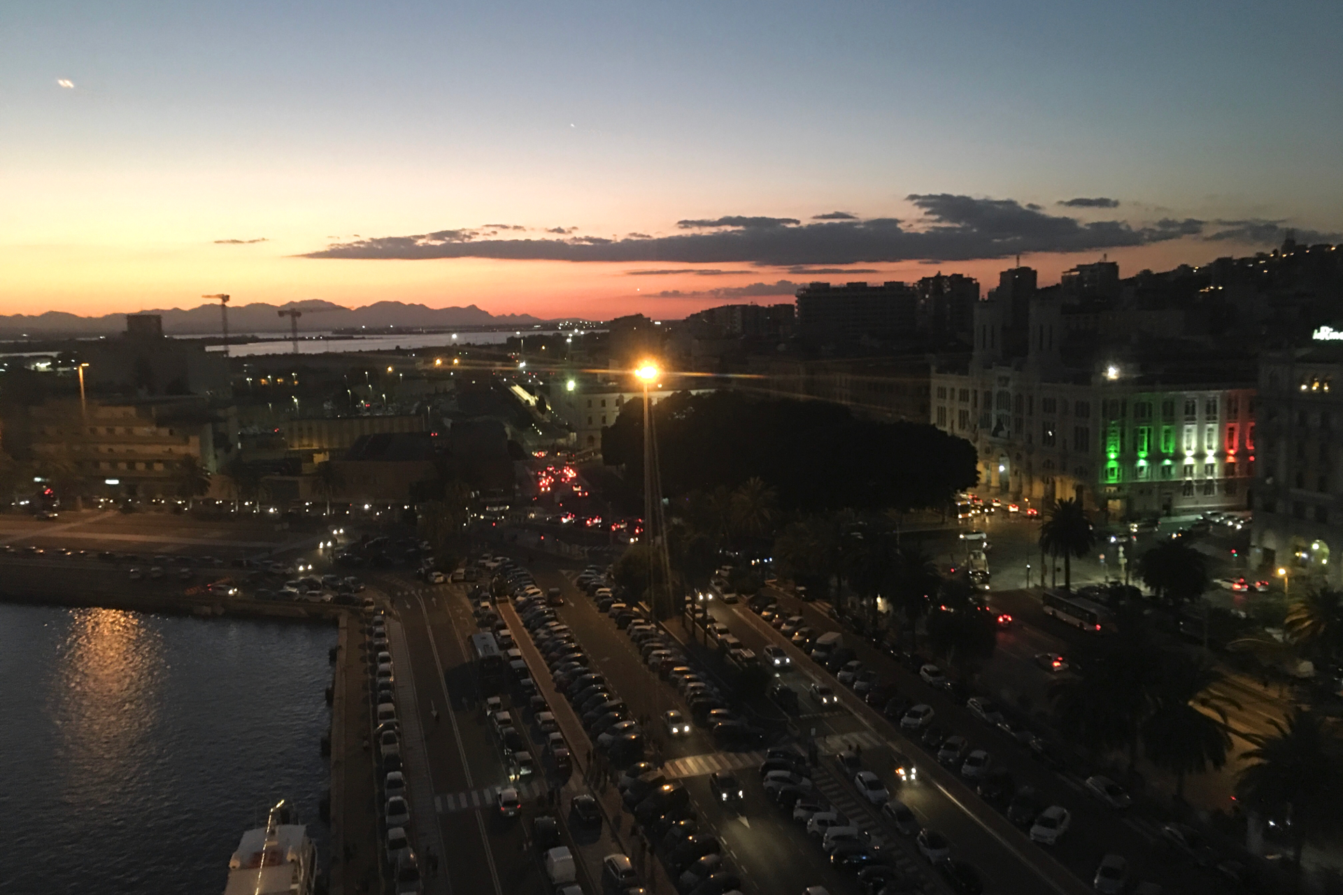 Panorama della città dalla ruota panoramica