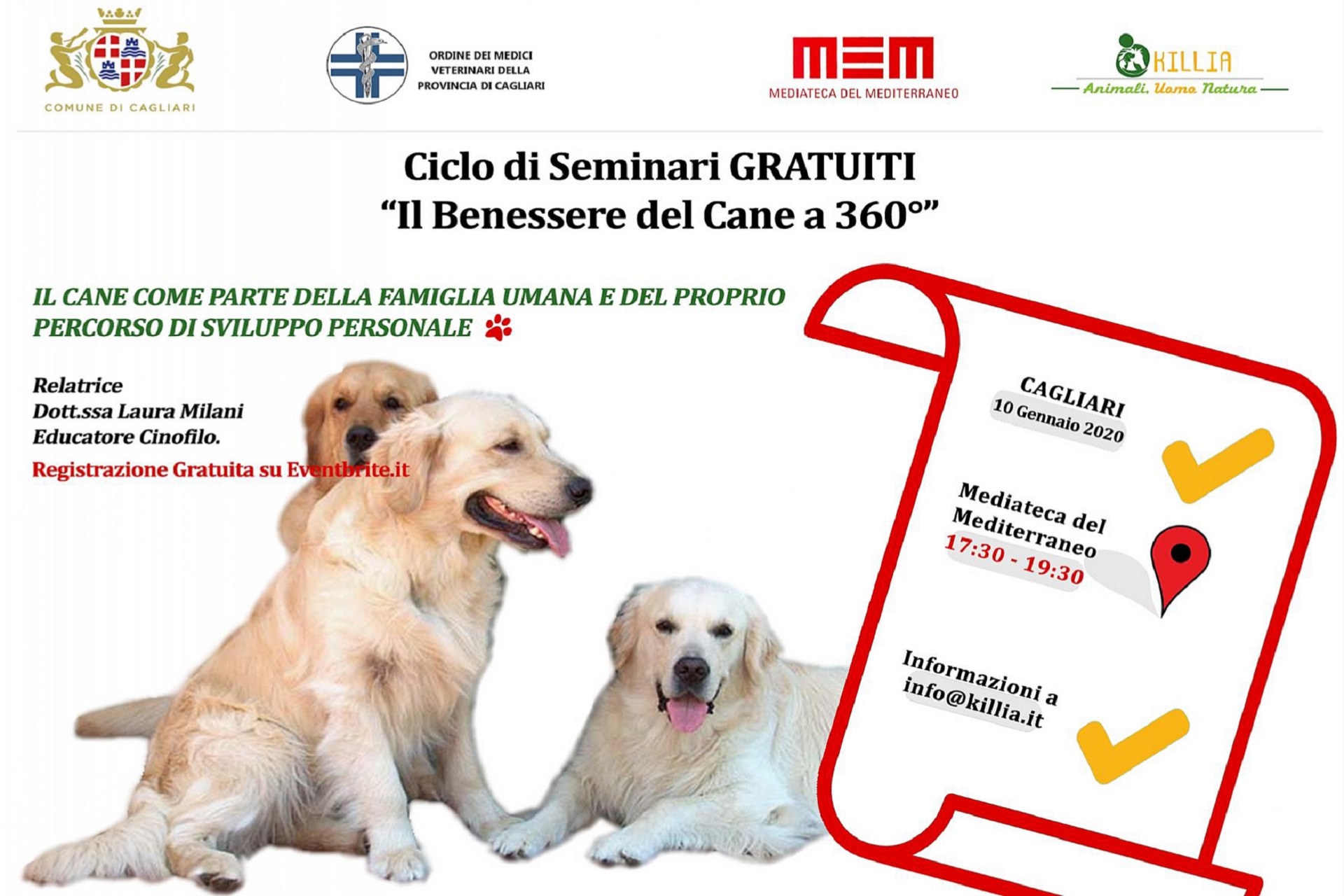 Il benessere del cane a 360 gradi
