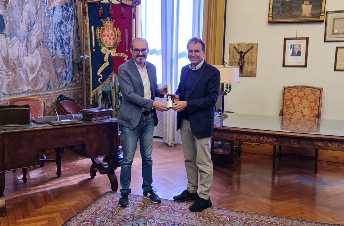 Il sindaco Truzzzu e il presidente Cozzoli