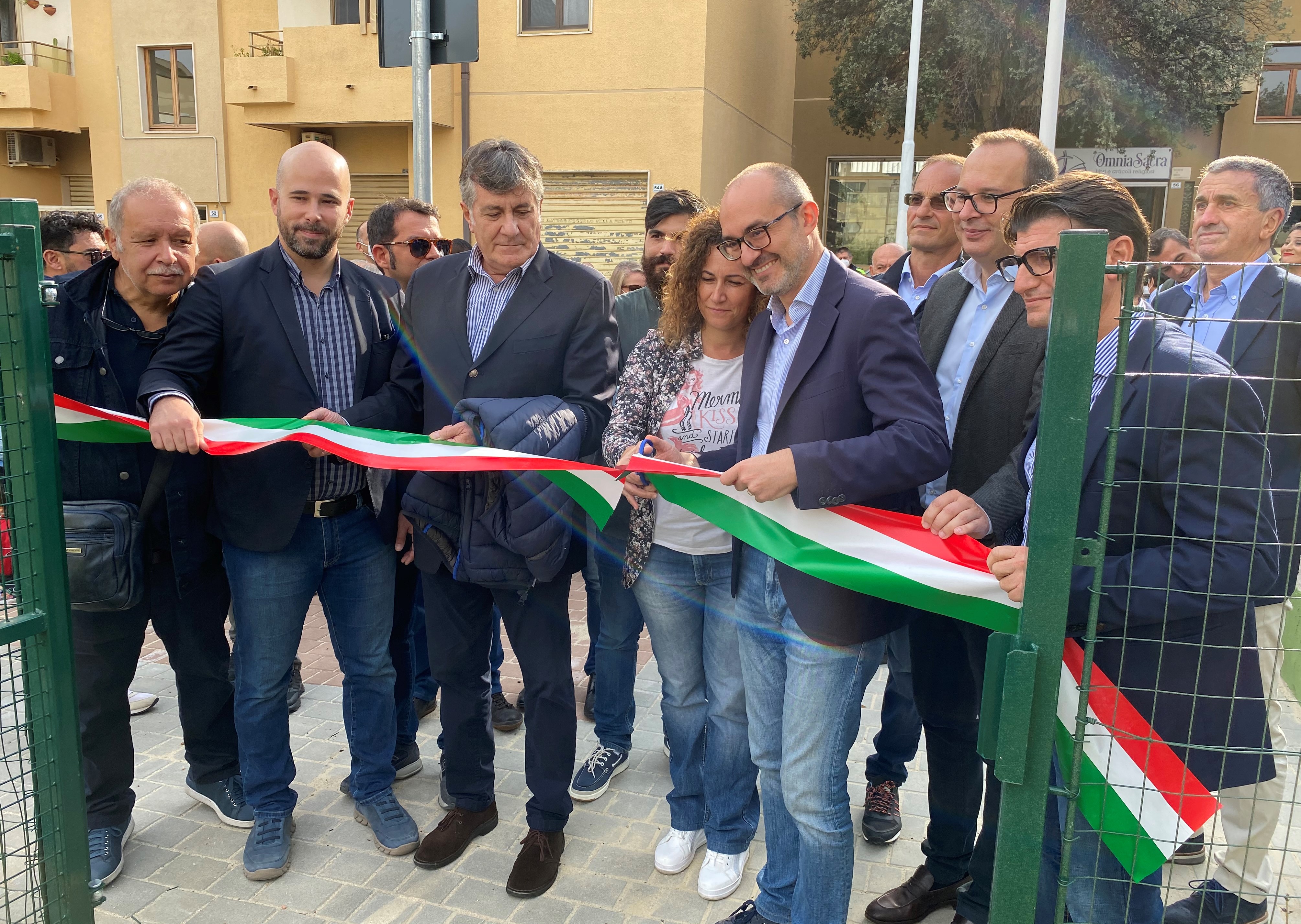 Inaugurazione del giardino di via Eroi d'Italia