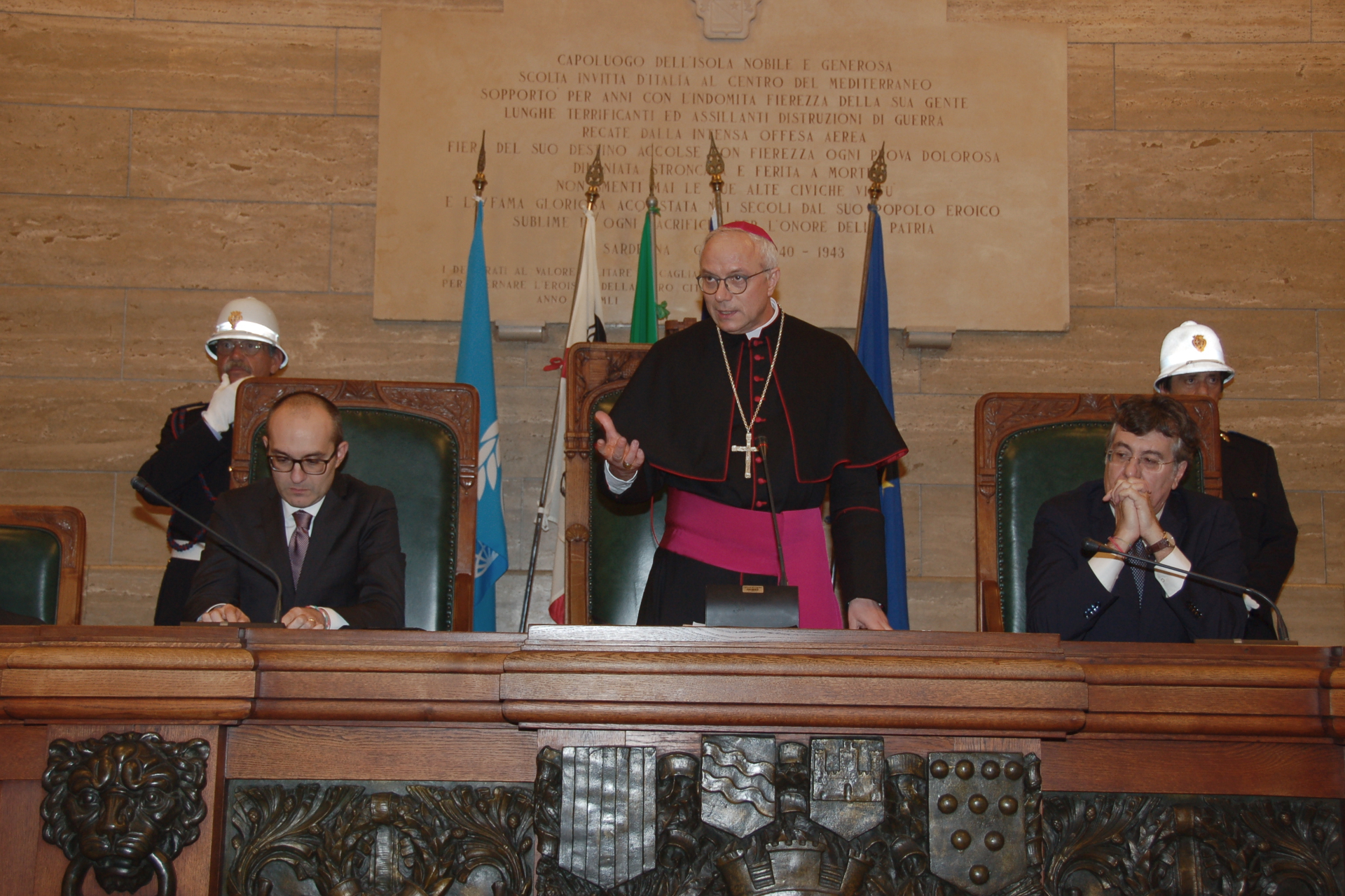 L'Arcivescovo di Cagliari Mons. Giuseppe Baturi