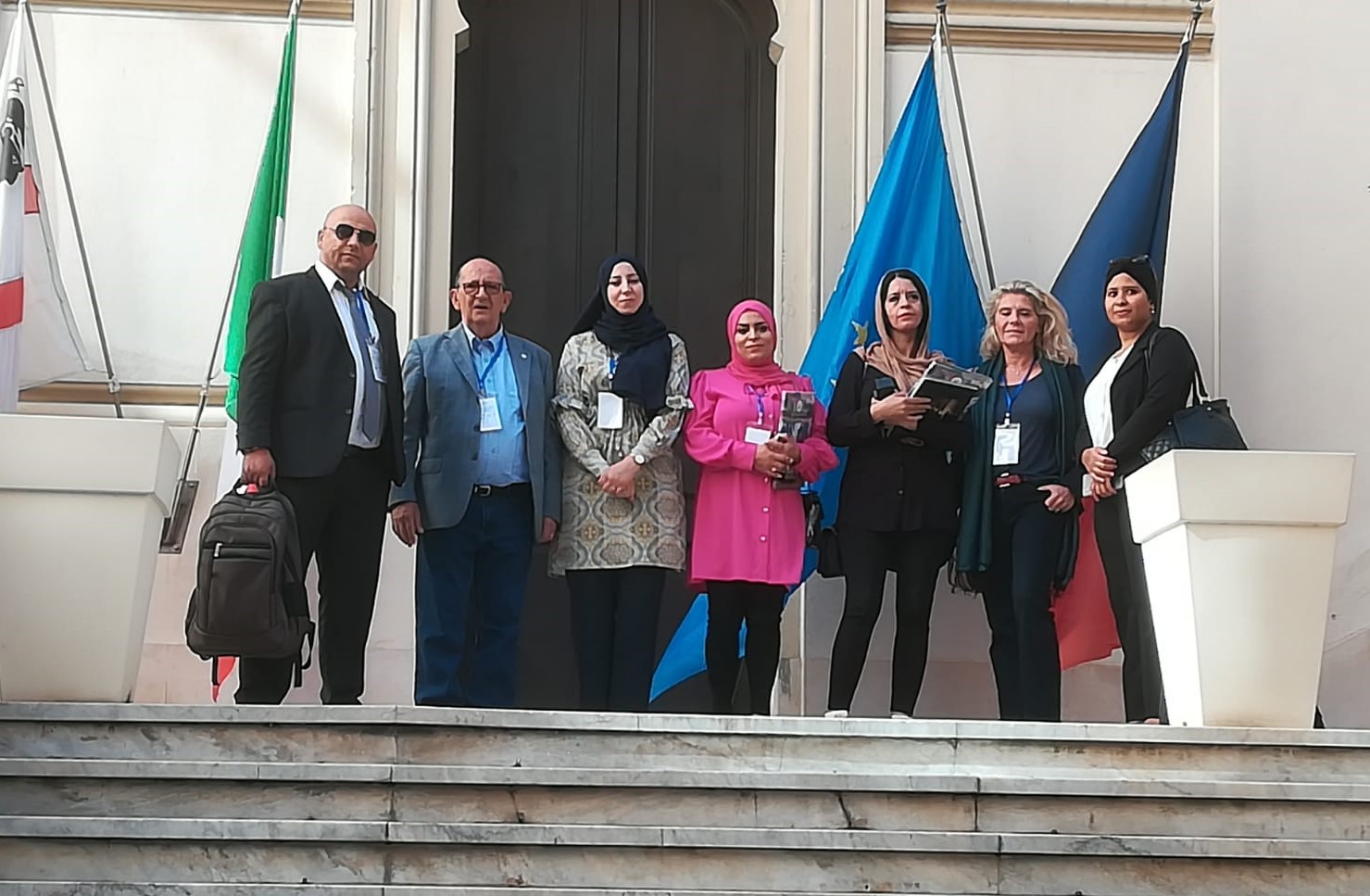 La delegazione tunisina