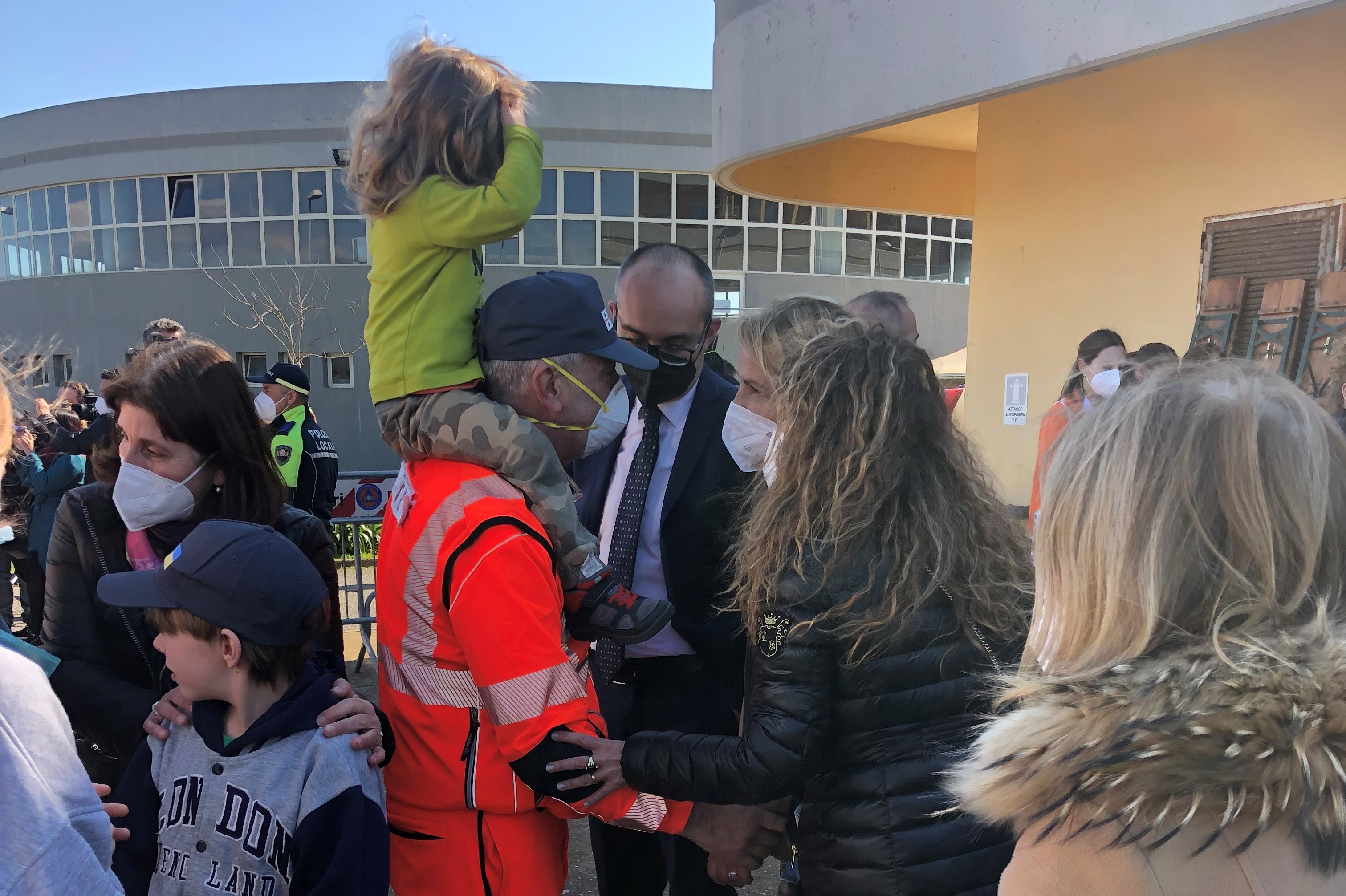 L'accoglienza dei profughi ucraini in arrivo in città