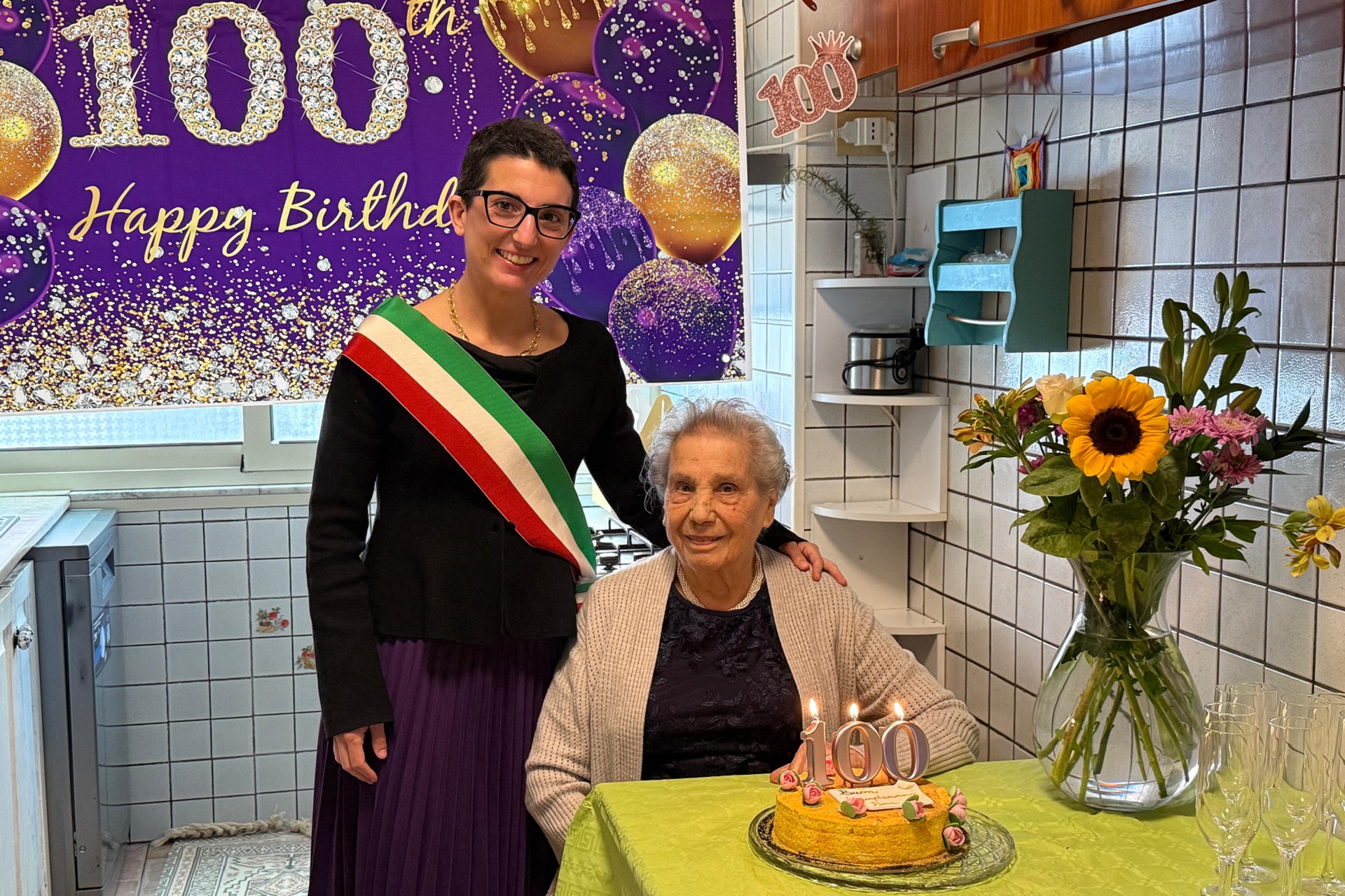 L'assessora Giulia Andreozzi e Giuseppa Palla