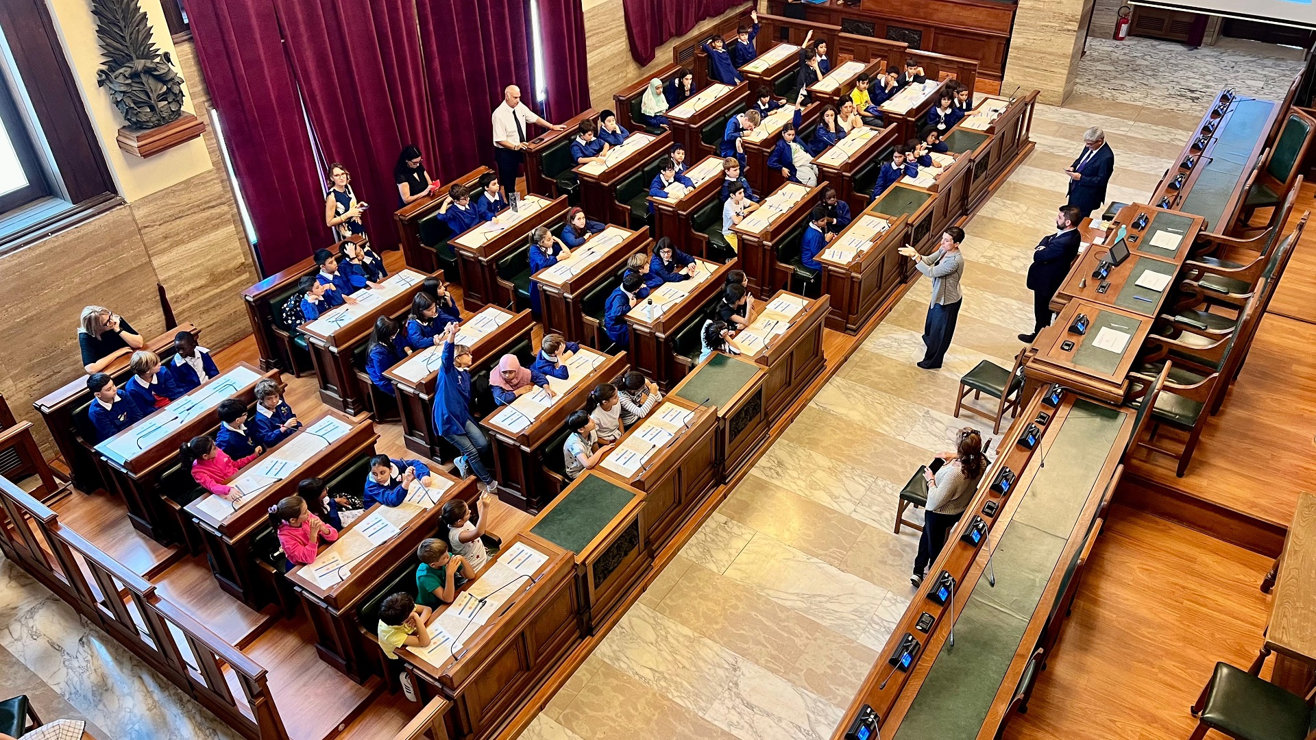 Studenti in Aula consiliare