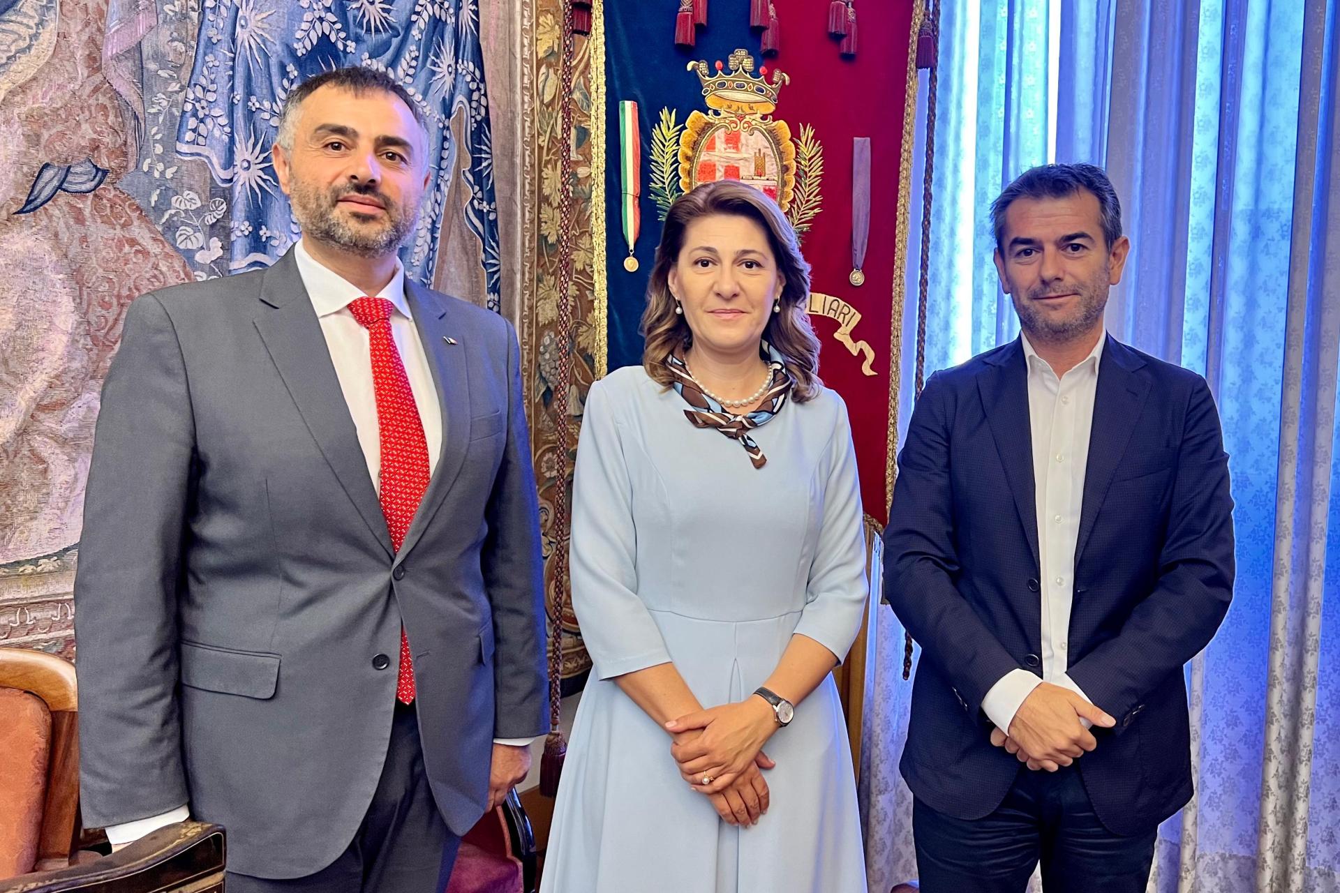 Marian Popescu, Gabriela Dancau e Massimo Zedda
