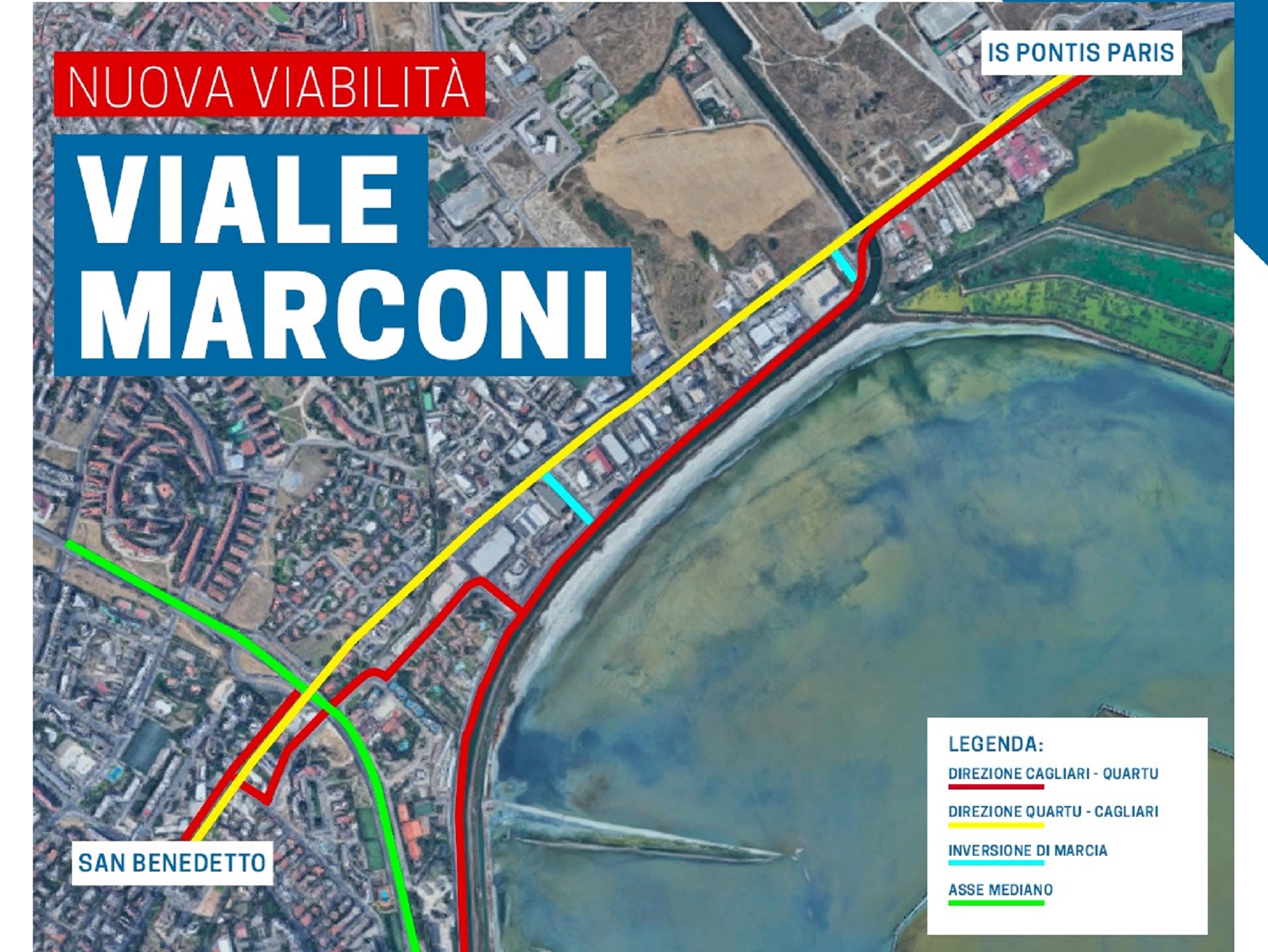 Nuova viabilità in viale Marconi