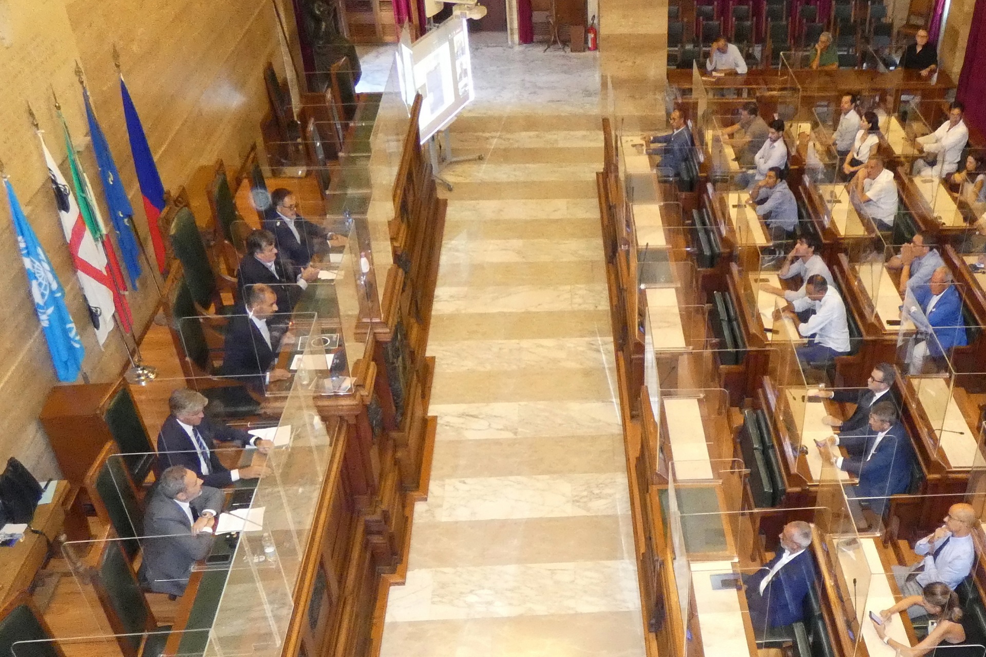 L'incontro in Sala Consiliare