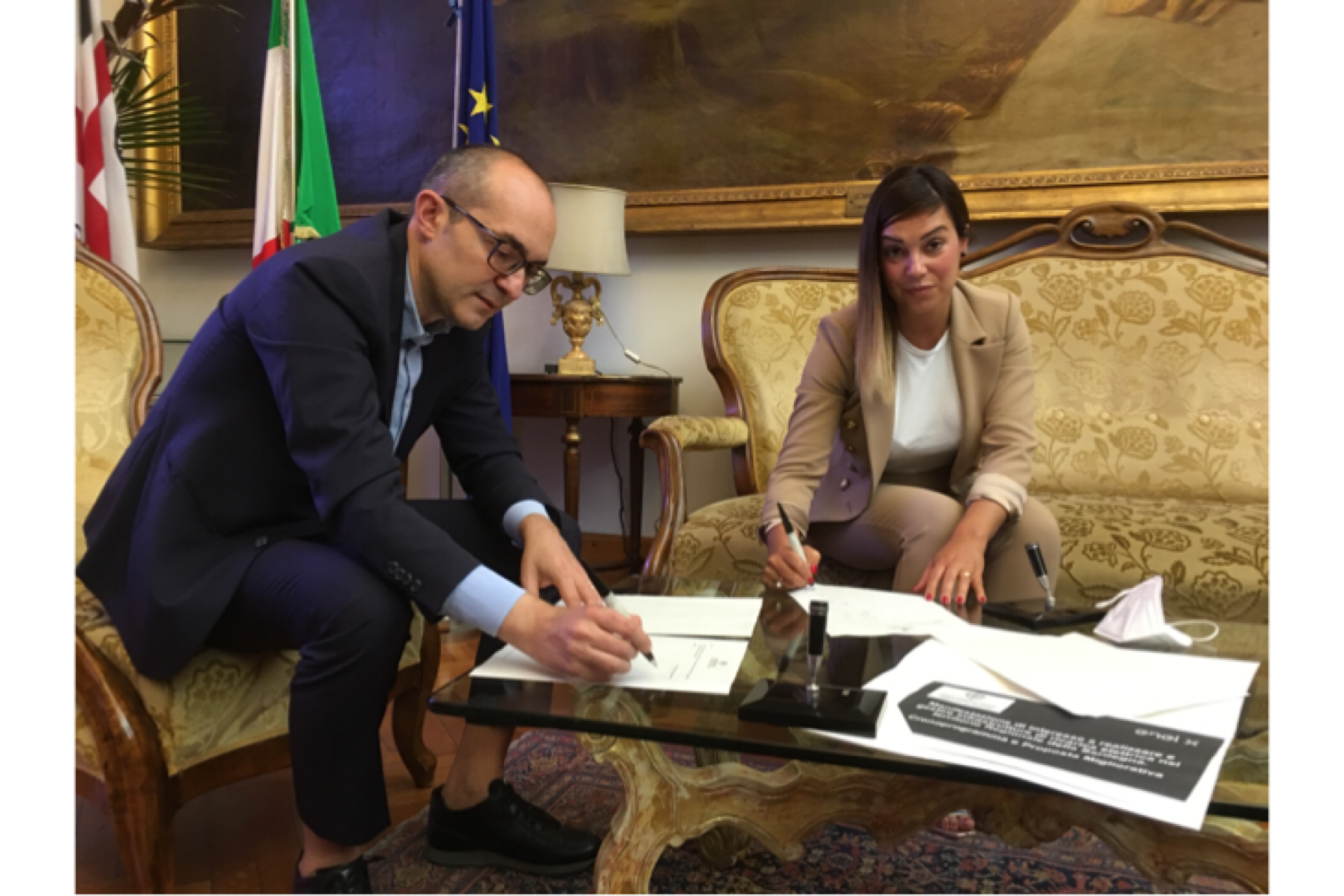 Paolo Truzzu e Anita Pili