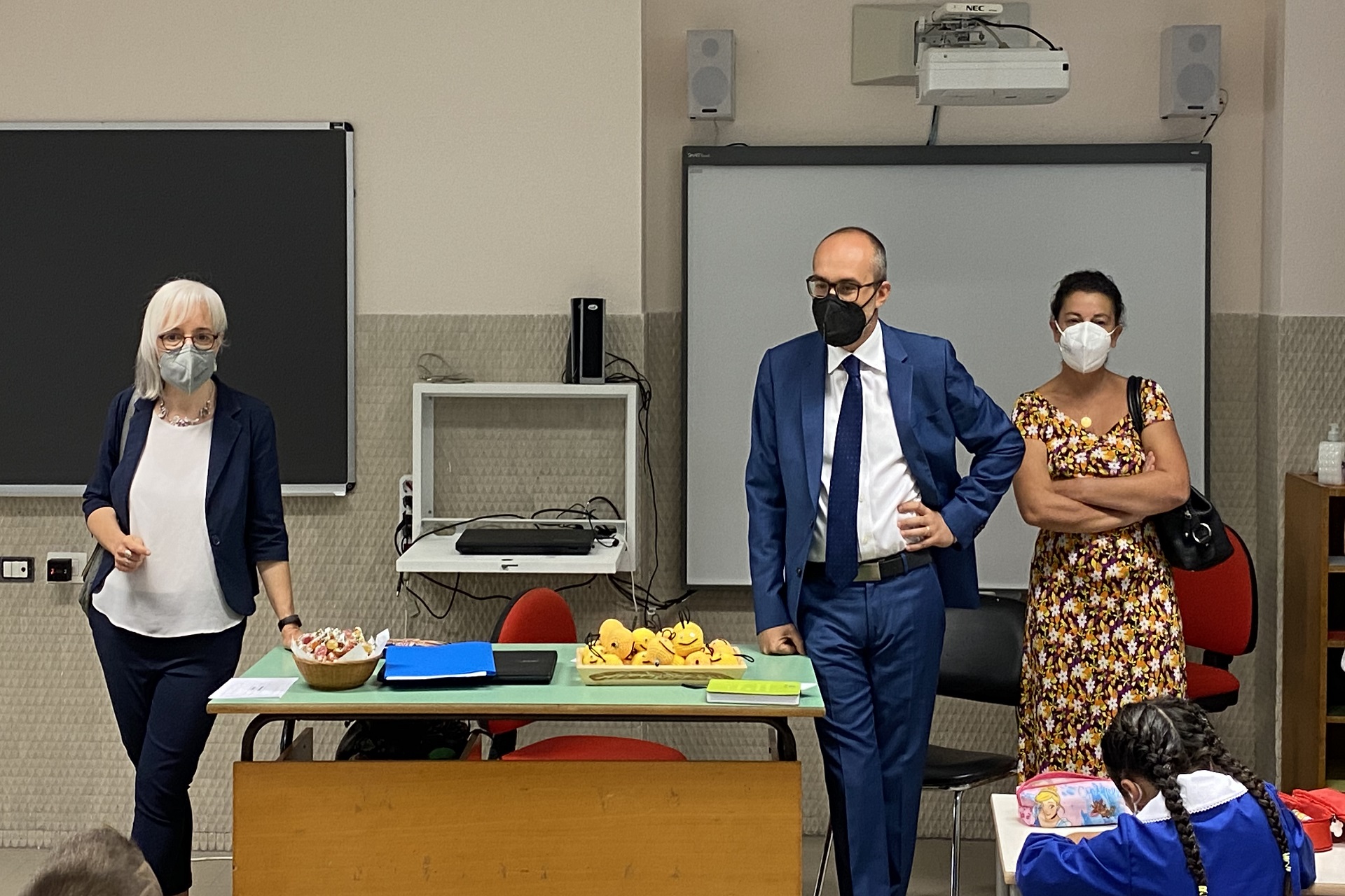 Federica Iecle, Paolo Truzzu e Rita Dedola alla Devinu