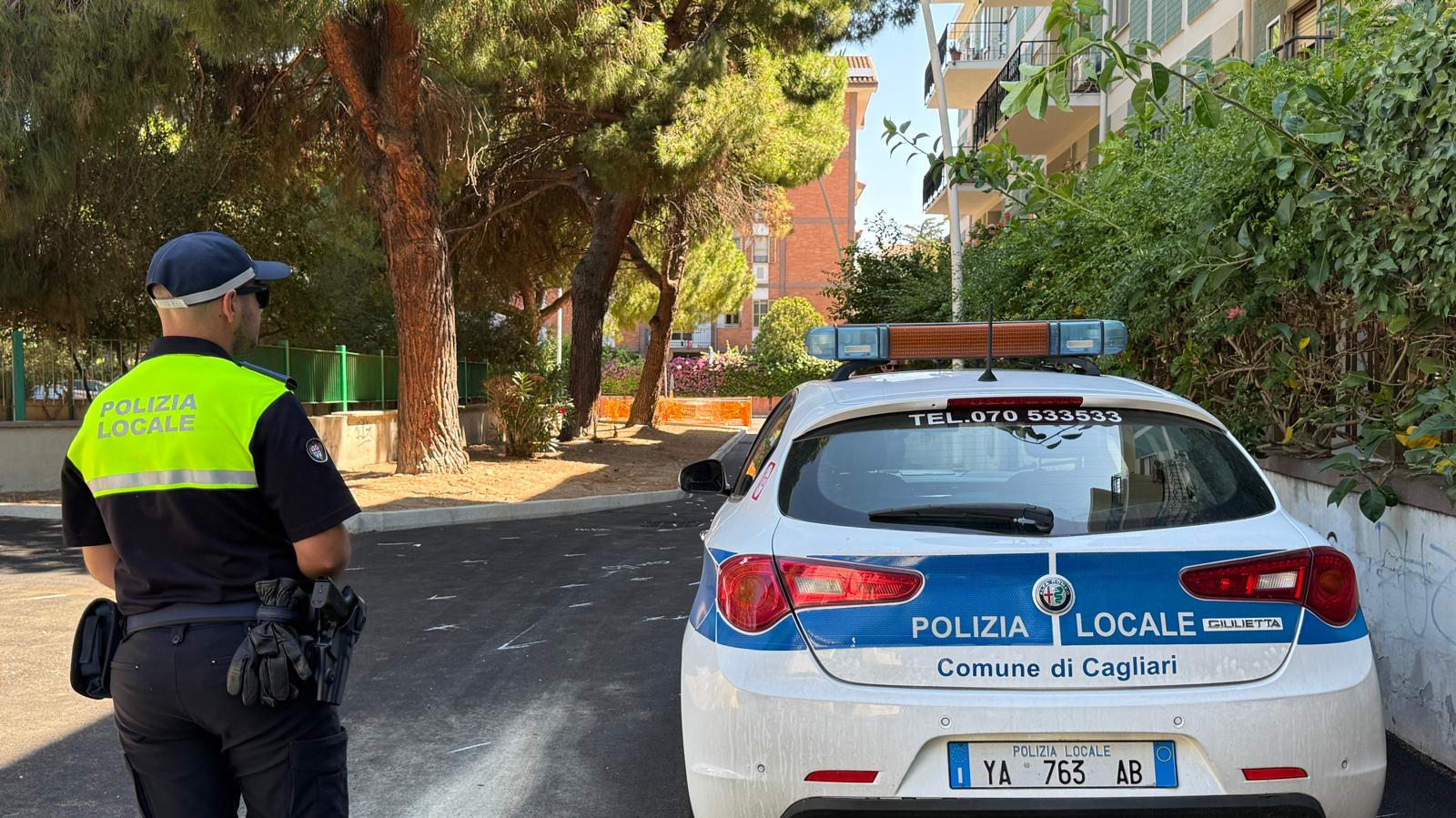 Cagliari-Polizia Locale (archivio)