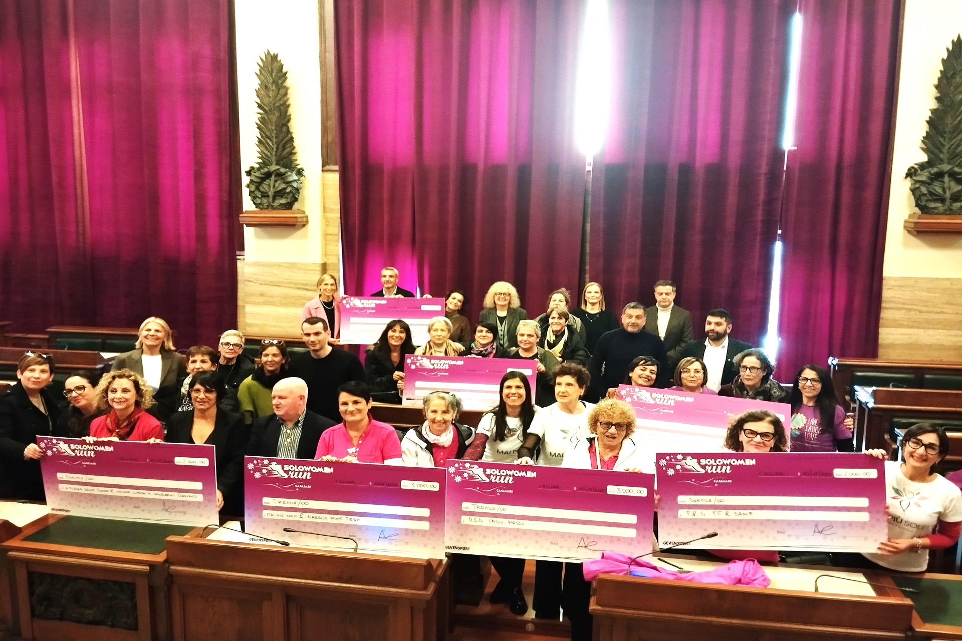 La premiazione della Charity Goal in Municipio