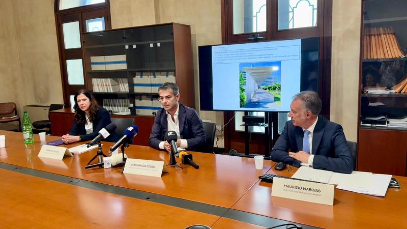 La presentazione del progetto per l'ospedale Brotzu