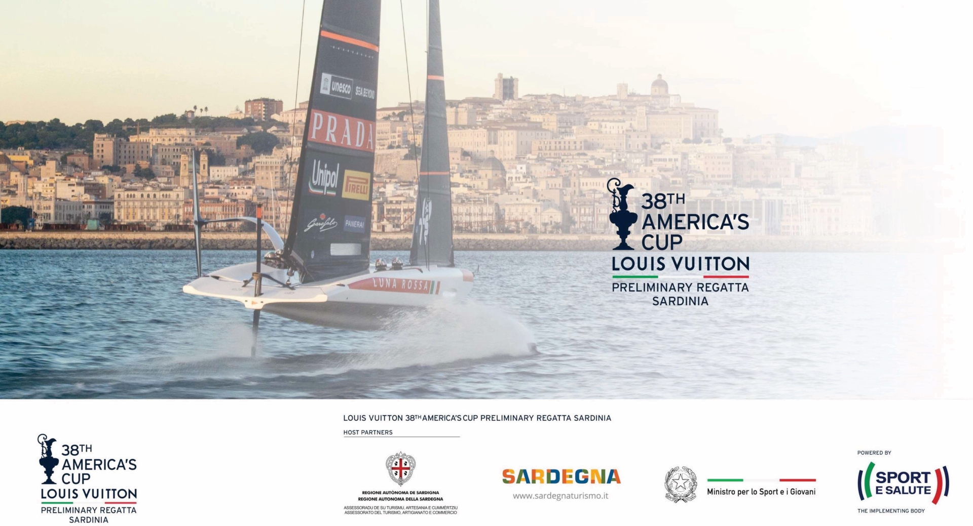 Regata preliminare Luis Vuitton 38^ America's Cup Cagliari-Sardegna