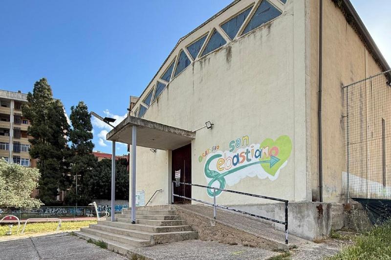 La struttura dell'oratorio di San Sebastiano