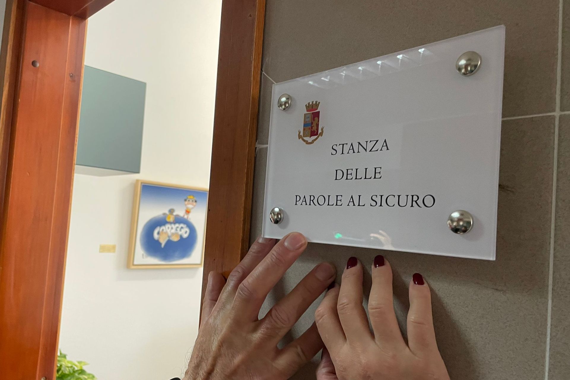 Stanza d'ascolto in Questura